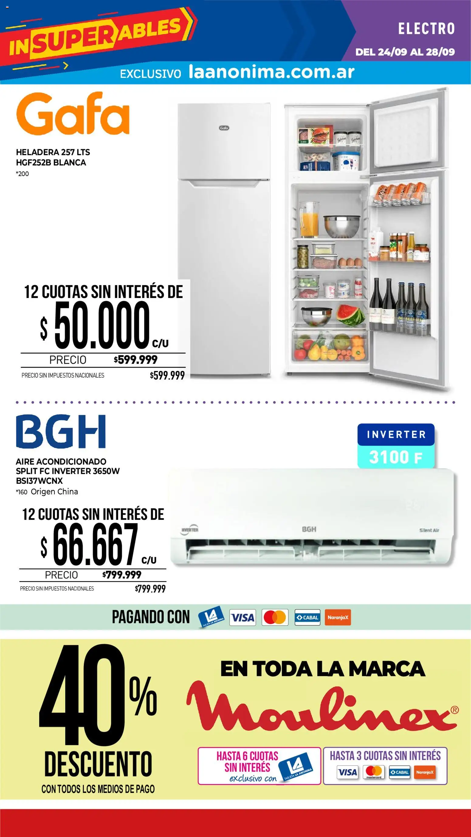 Vista previa del folleto de la tienda La Anonima válido desde el 24/09/2026 