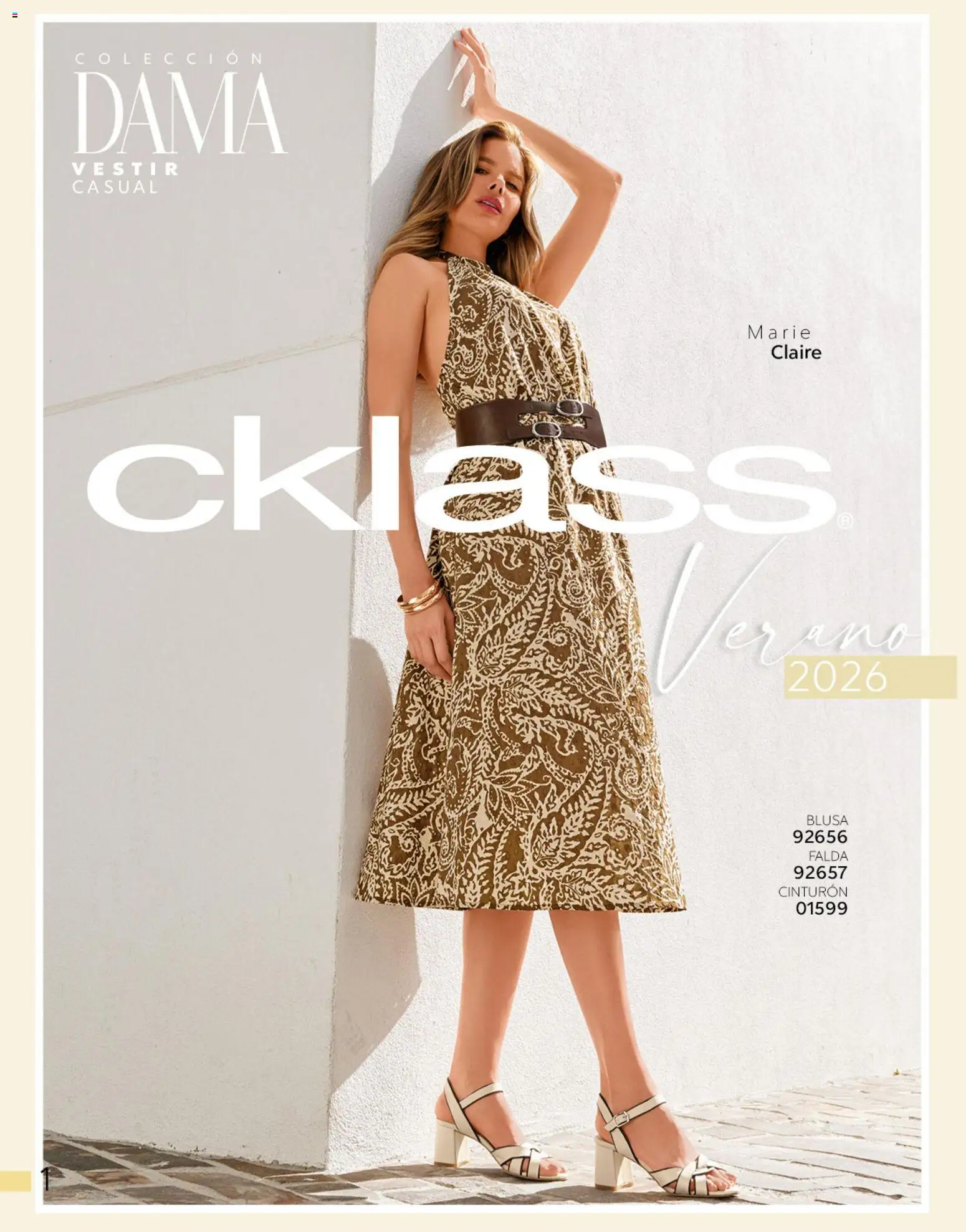 Vista previa las ofertas de la tienda Cklass - Cklass catálogo Novedades de verano calzado desde el 01/05/2026 - Blusa, Cinturón, Falda