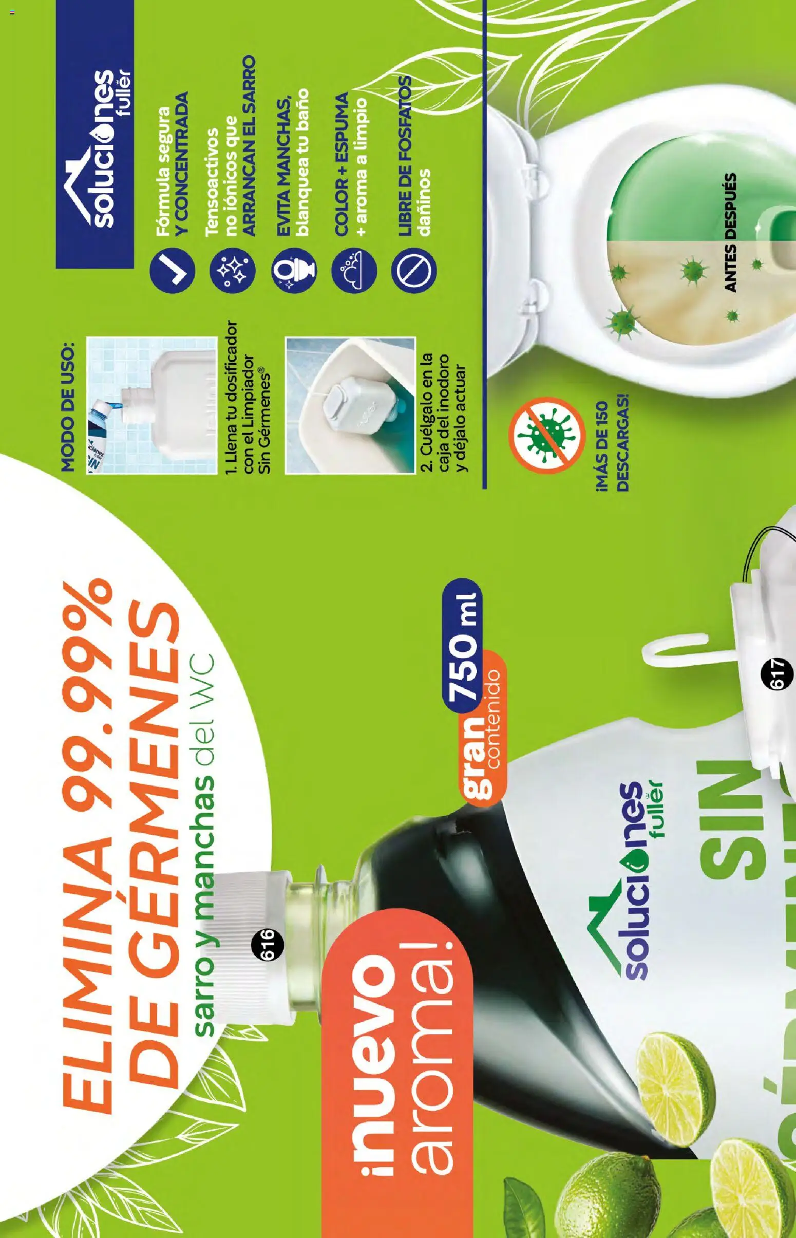 Vista previa las ofertas de la tienda Fuller - Campaña 23 2026 desde el 18/02/2026 - Baño, Caja, Inodoro, Wc, Espuma, Limpiador