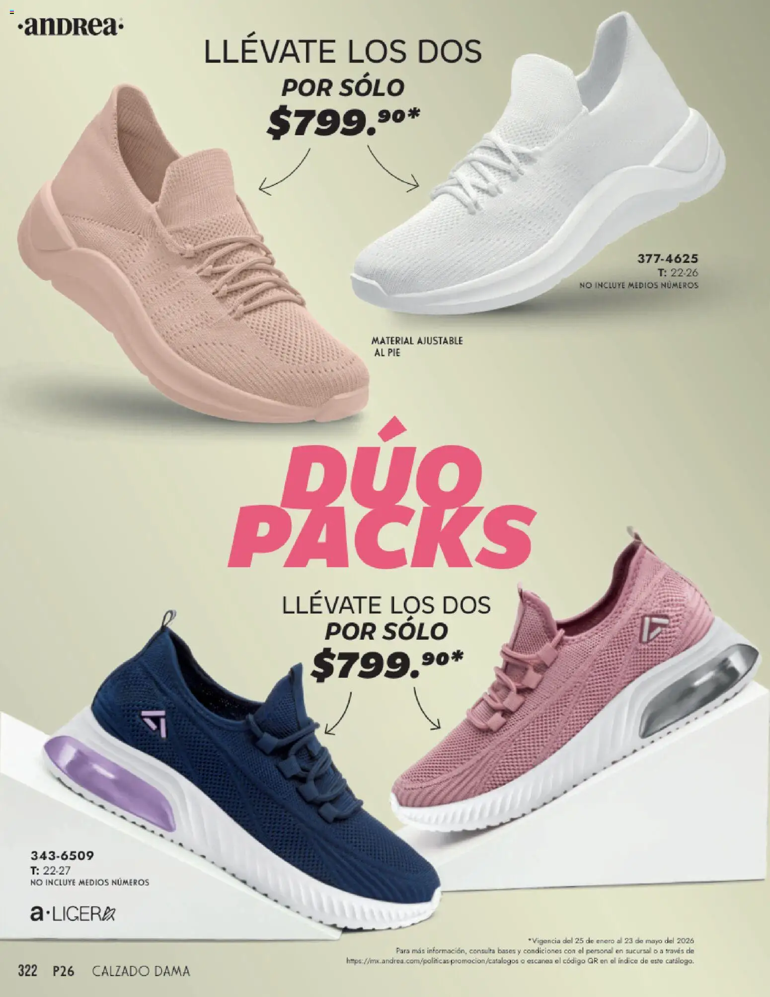 Vista previa las ofertas de la tienda Andrea - Catálogo Calzado Dama desde el 25/01/2026 
