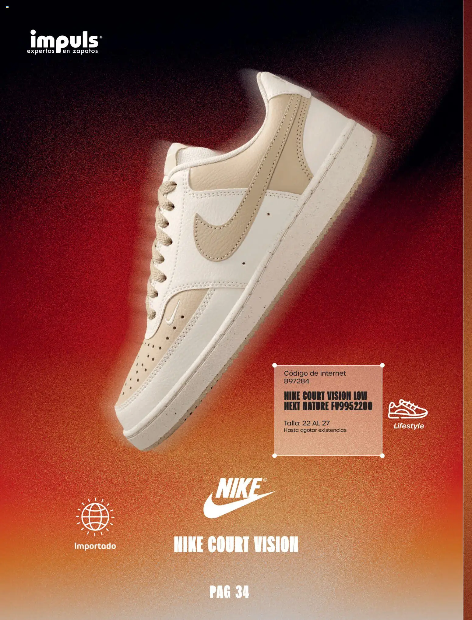 Vista previa las ofertas de la tienda Impuls - Impuls catálogo Urban Sport desde el 01/09/2026 - Zapatos