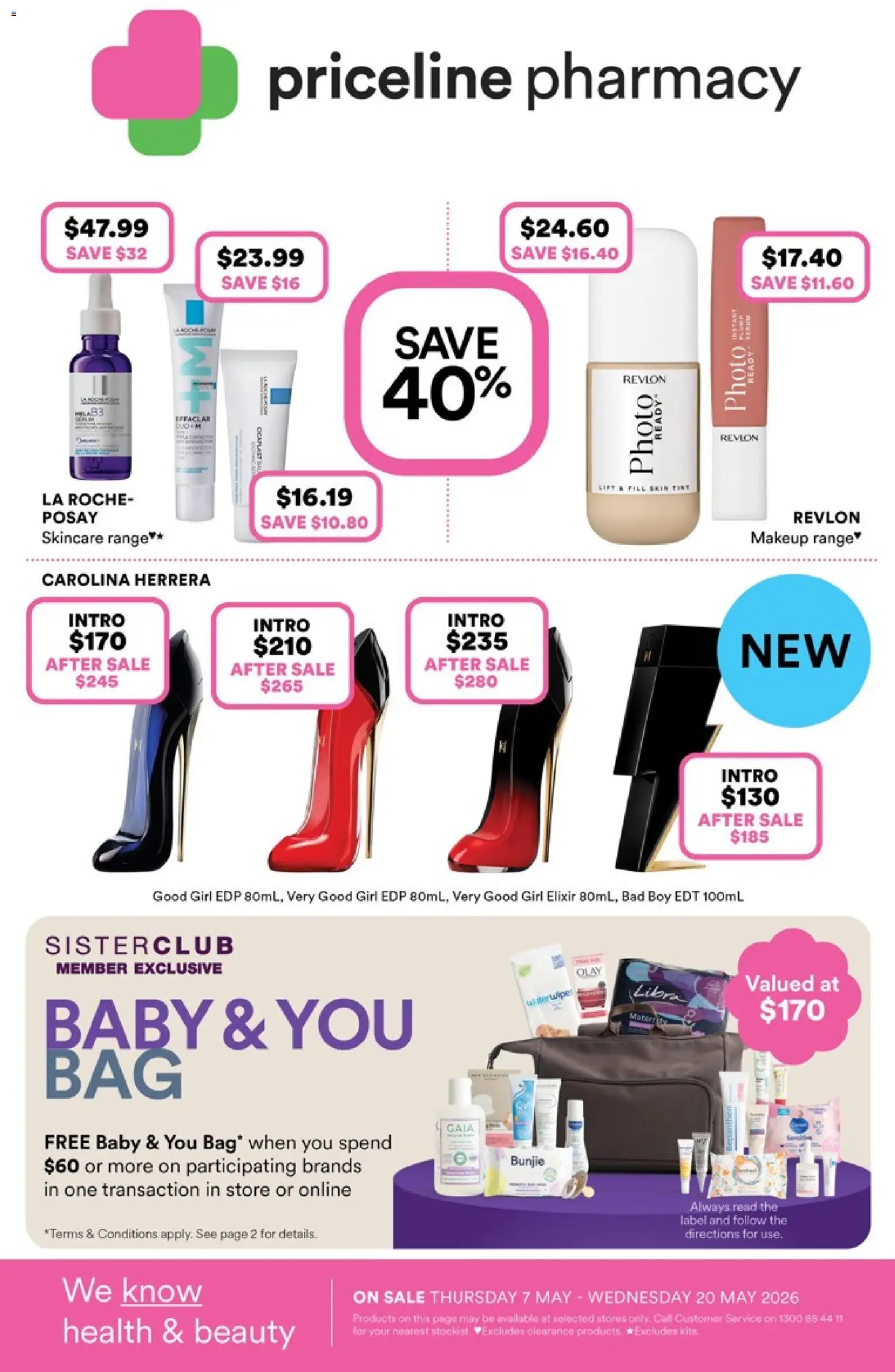 Preview of catalogue Priceline Pharmacy catalogue from shop Priceline Pharmacy valid 07/05/2026