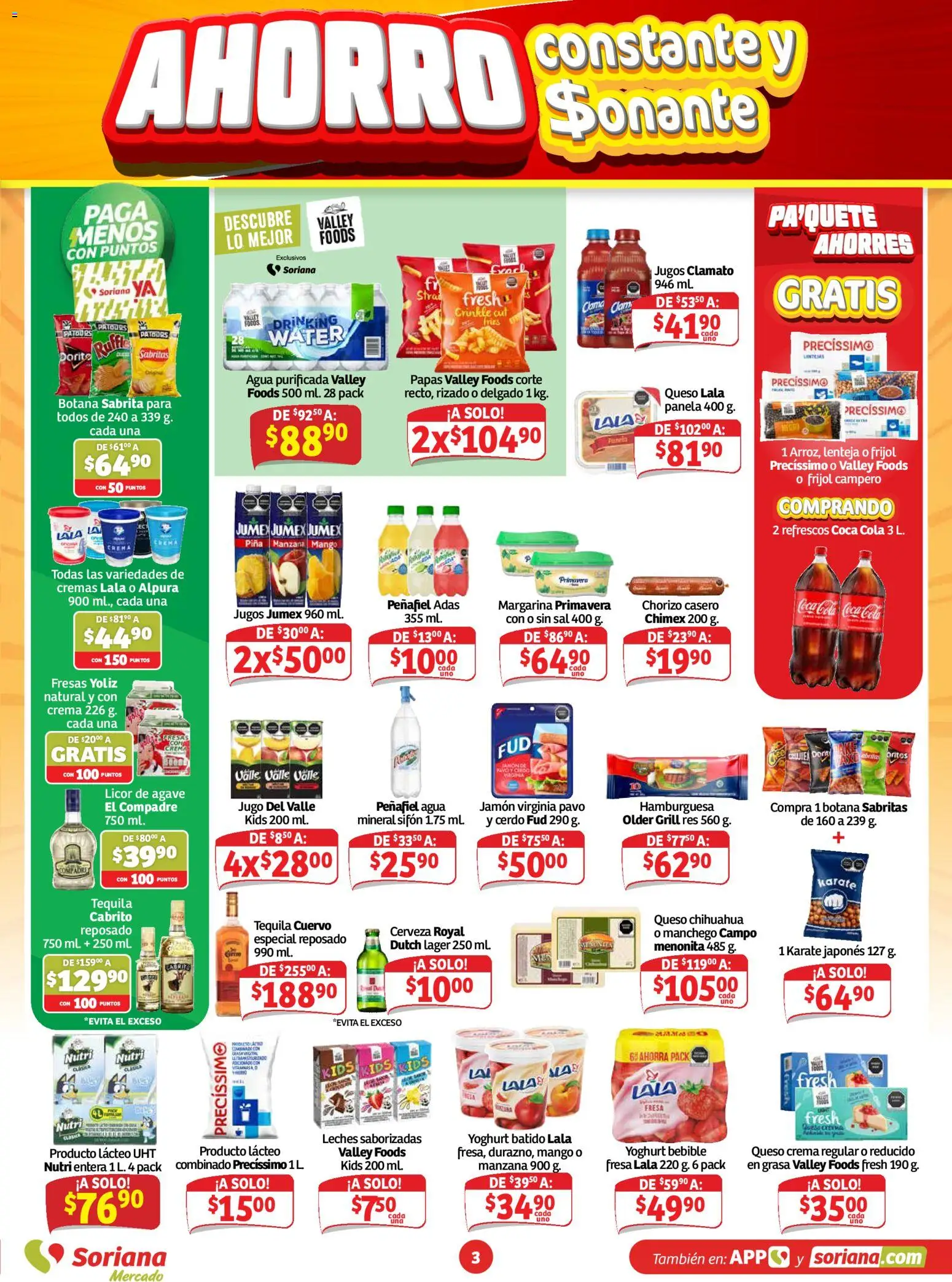 Vista previa las ofertas de la tienda Soriana - Soriana Mercado - Ahorro constante y sonante desde el 02/10/2026 