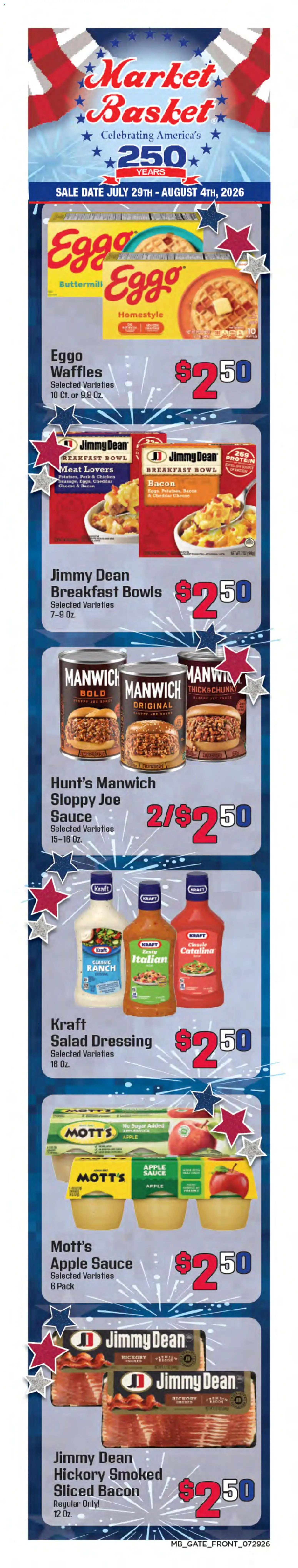 Ad Preview of Market Basket Market Basket Weekly Ad from 07/29/2026