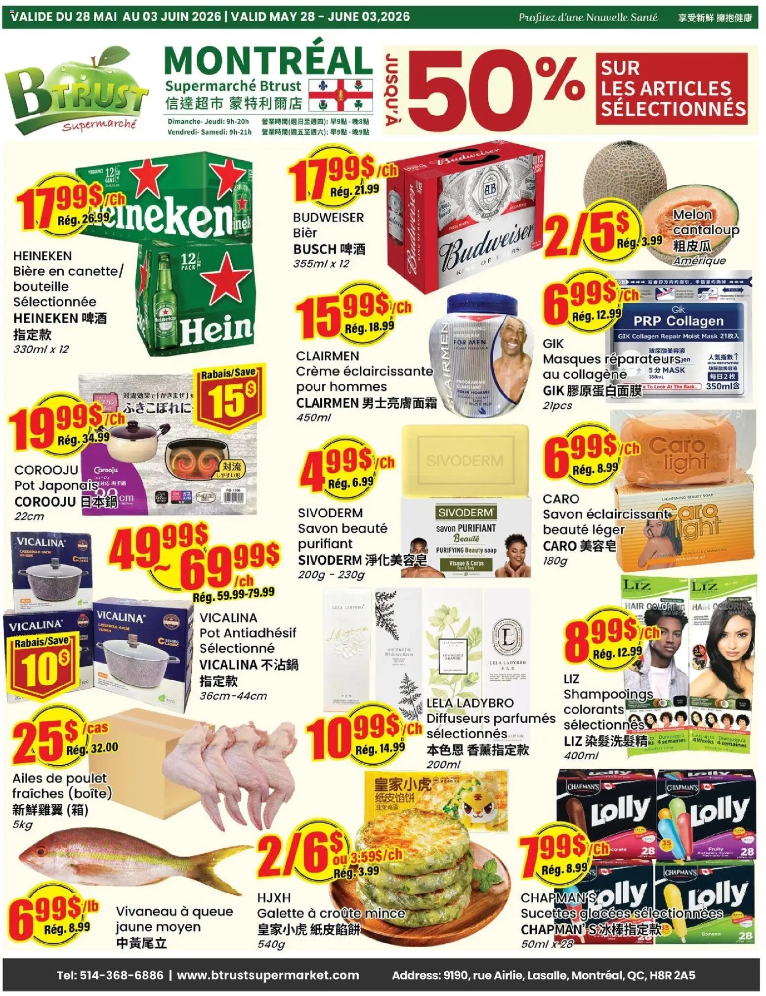 Preview of leaflet Btrust Supermarket weekly flyer / circulaire from shop Btrust Supermarket is valid from May 28, 2026