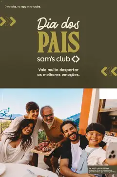 Pré-Visualização do folheto "Sam's Club ofertas Dia dos Pais" da loja Sam's Club válido a partir de 28/07/2026