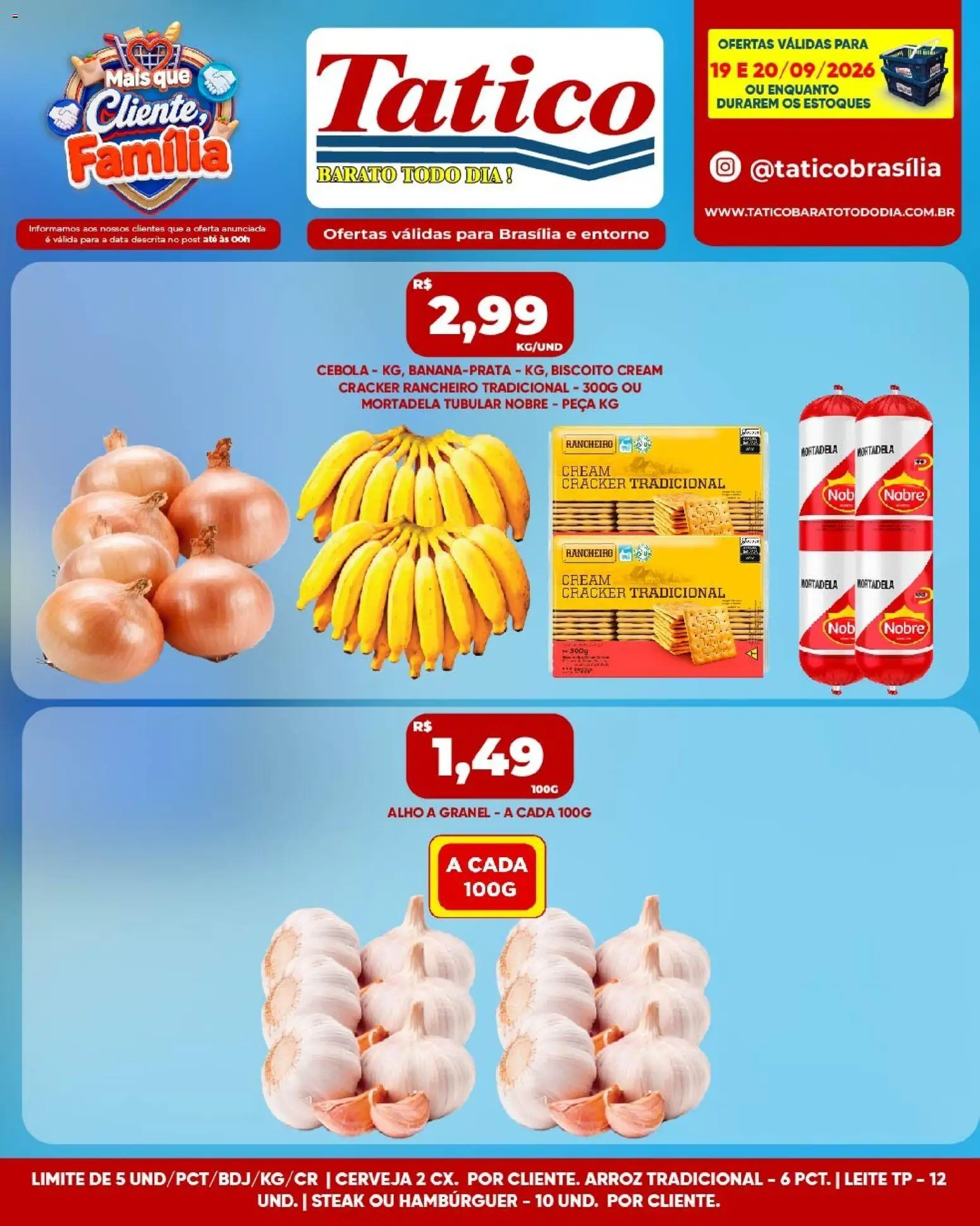 Pré-Visualização do folheto "Tatico ofertas Fim de Semana" da loja Tatico válido a partir de 19/09/2026