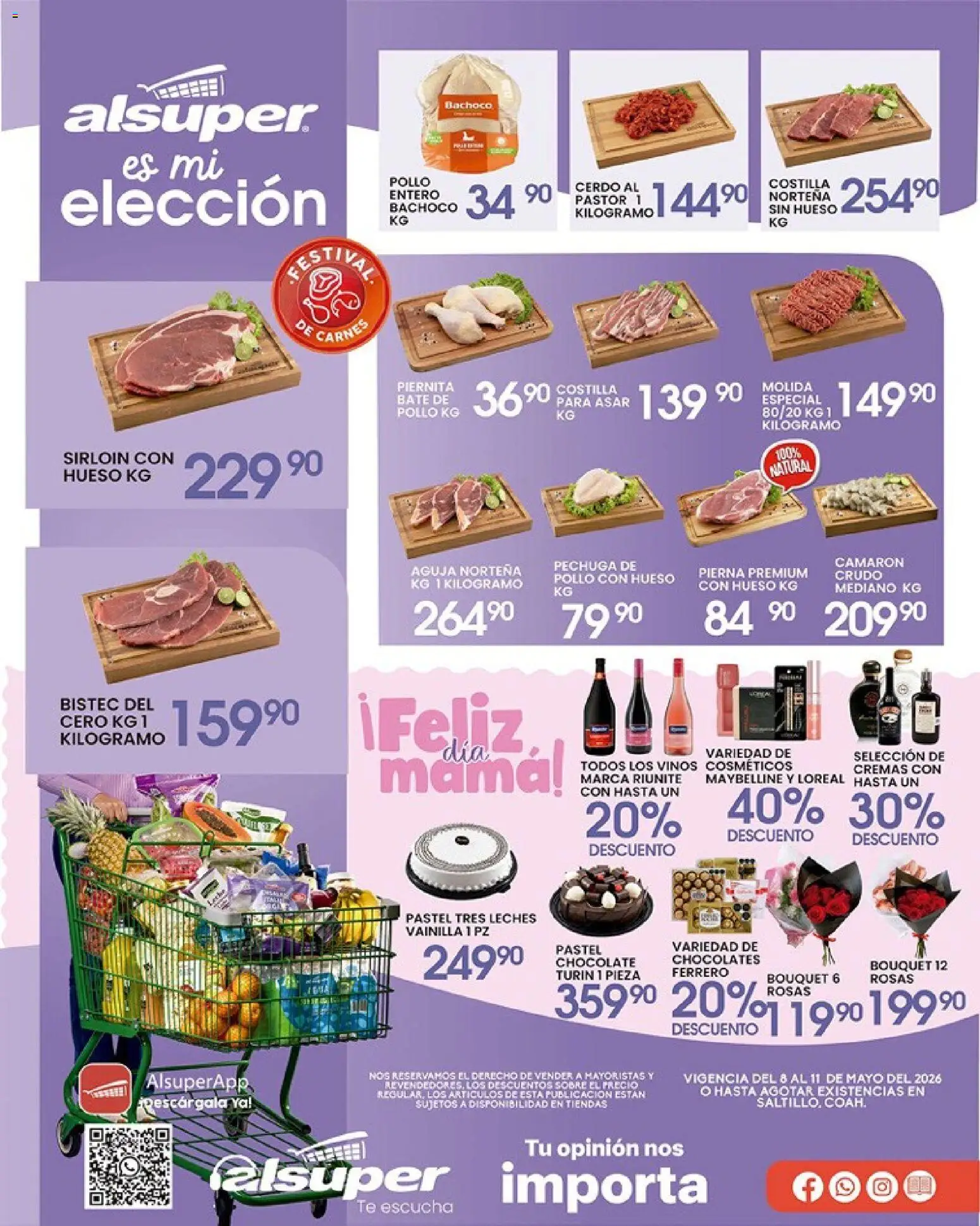 Vista previa las ofertas de la tienda Alsuper - Alsuper folleto Saltillo desde el 08/05/2026 