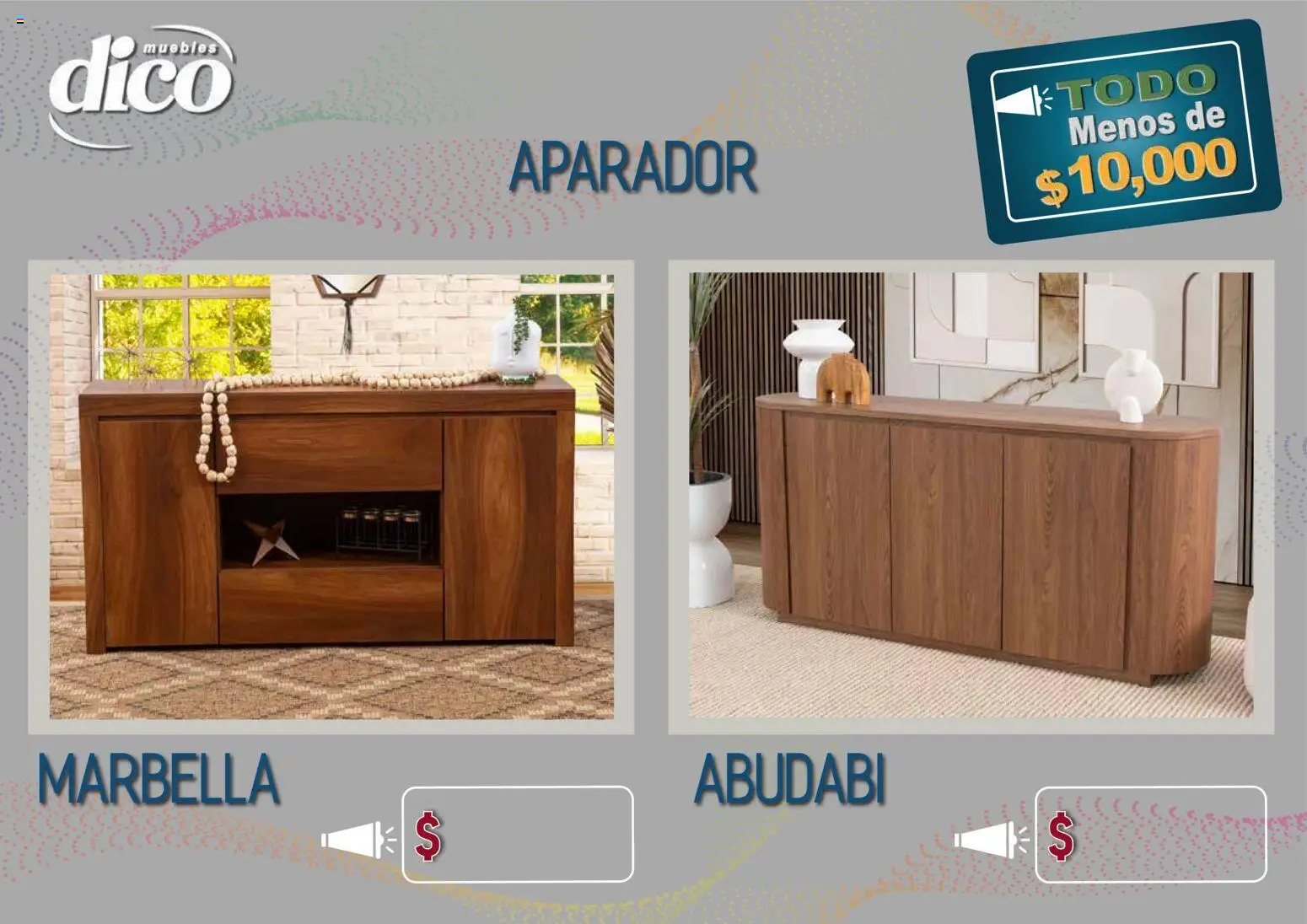 Vista previa las ofertas de la tienda Muebles Dico - Muebles Dico catálogo Todo menos de 10000 Pacifico desde el 09/04/2026 - Aparador