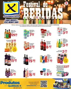 Pré-Visualização do folheto "X Supermercados ofertas Festival de Bebidas" da loja X Supermercados válido a partir de 30/07/2026