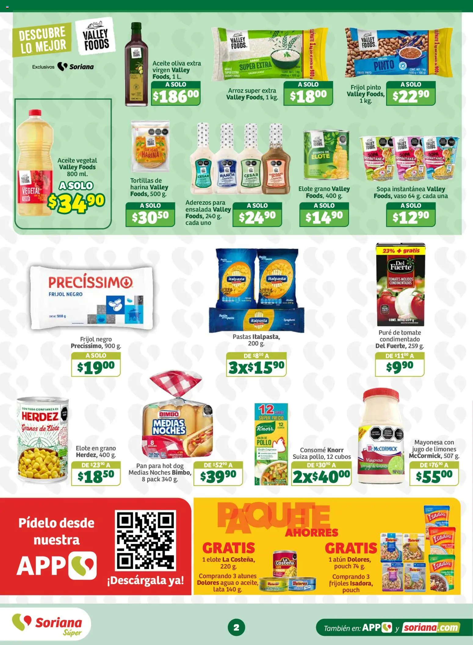 Vista previa las ofertas de la tienda Soriana - Soriana Súper - En México Oferta se dice Soriana desde el 02/10/2026 