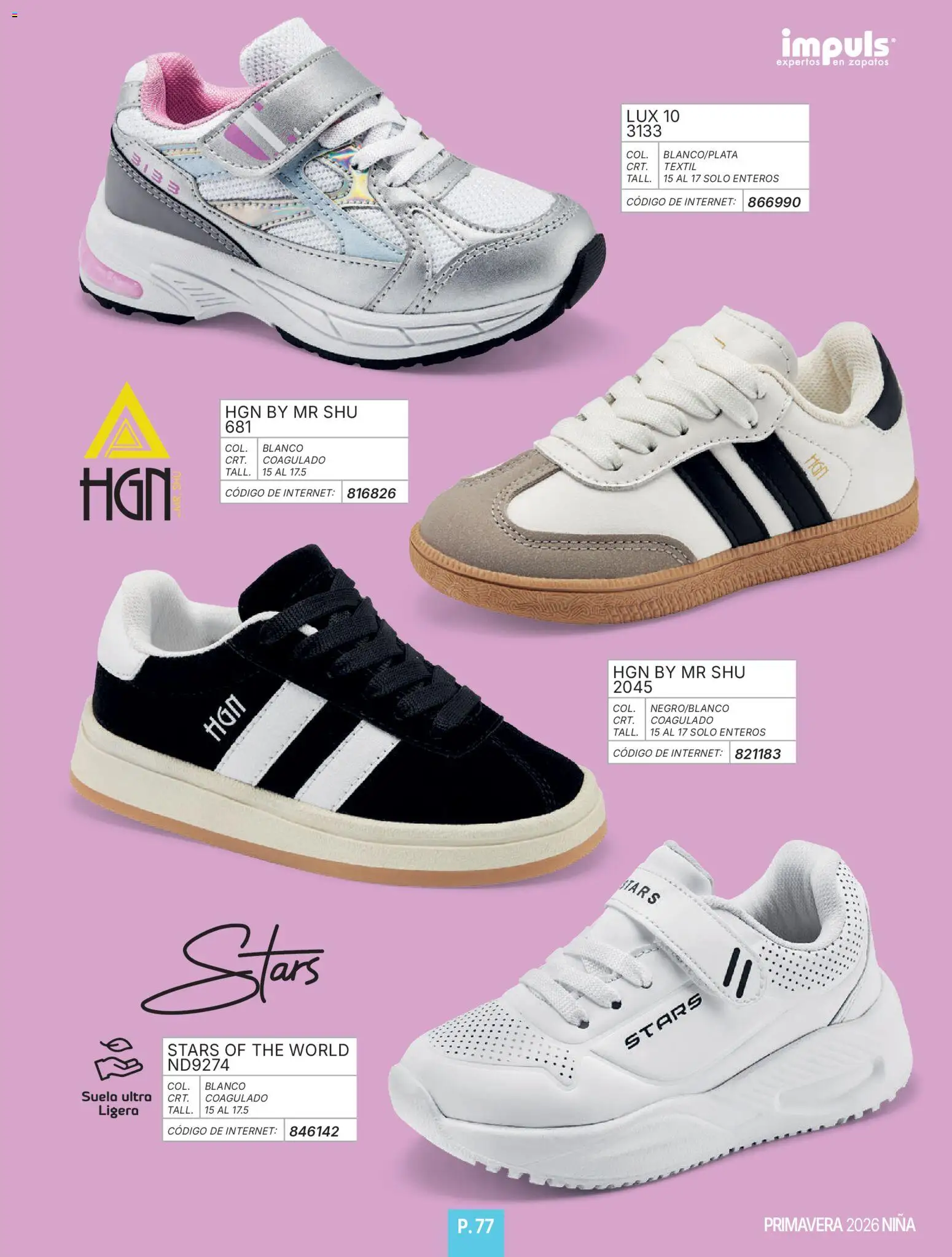 Vista previa las ofertas de la tienda Impuls - Catálogo Niña desde el 01/01/2026 - Zapatos