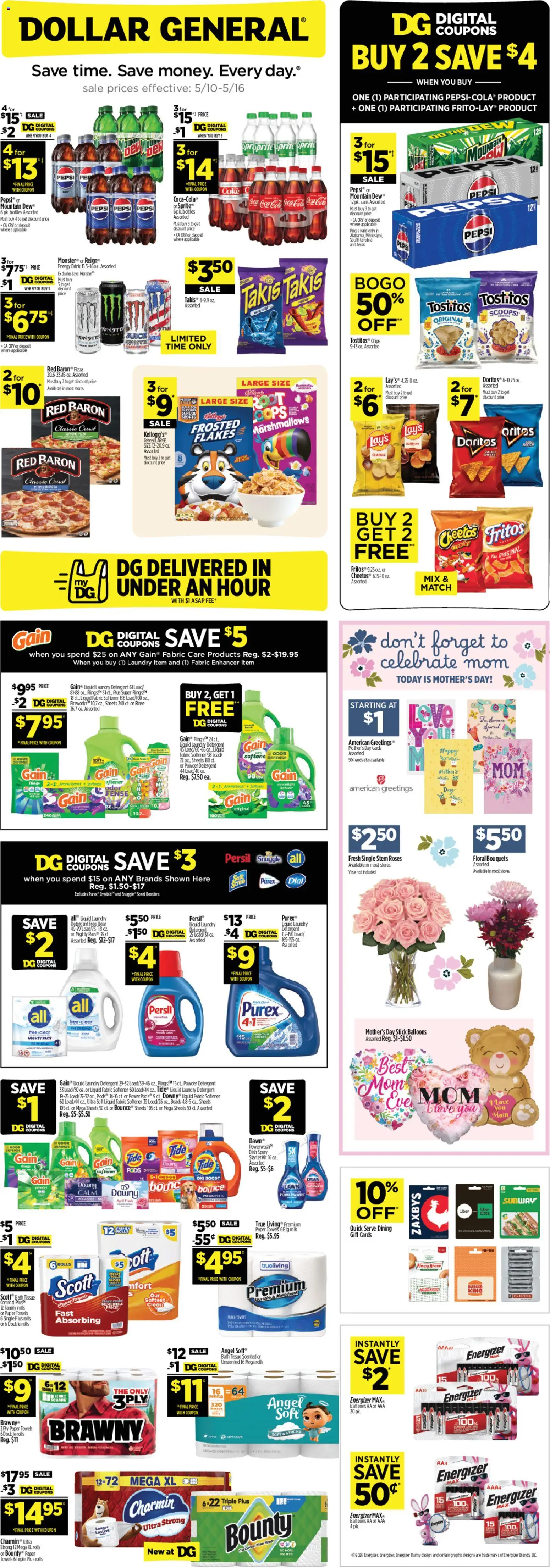 Ad Preview of Dollar General Dollar General Weekly Ad from 05/10/2026