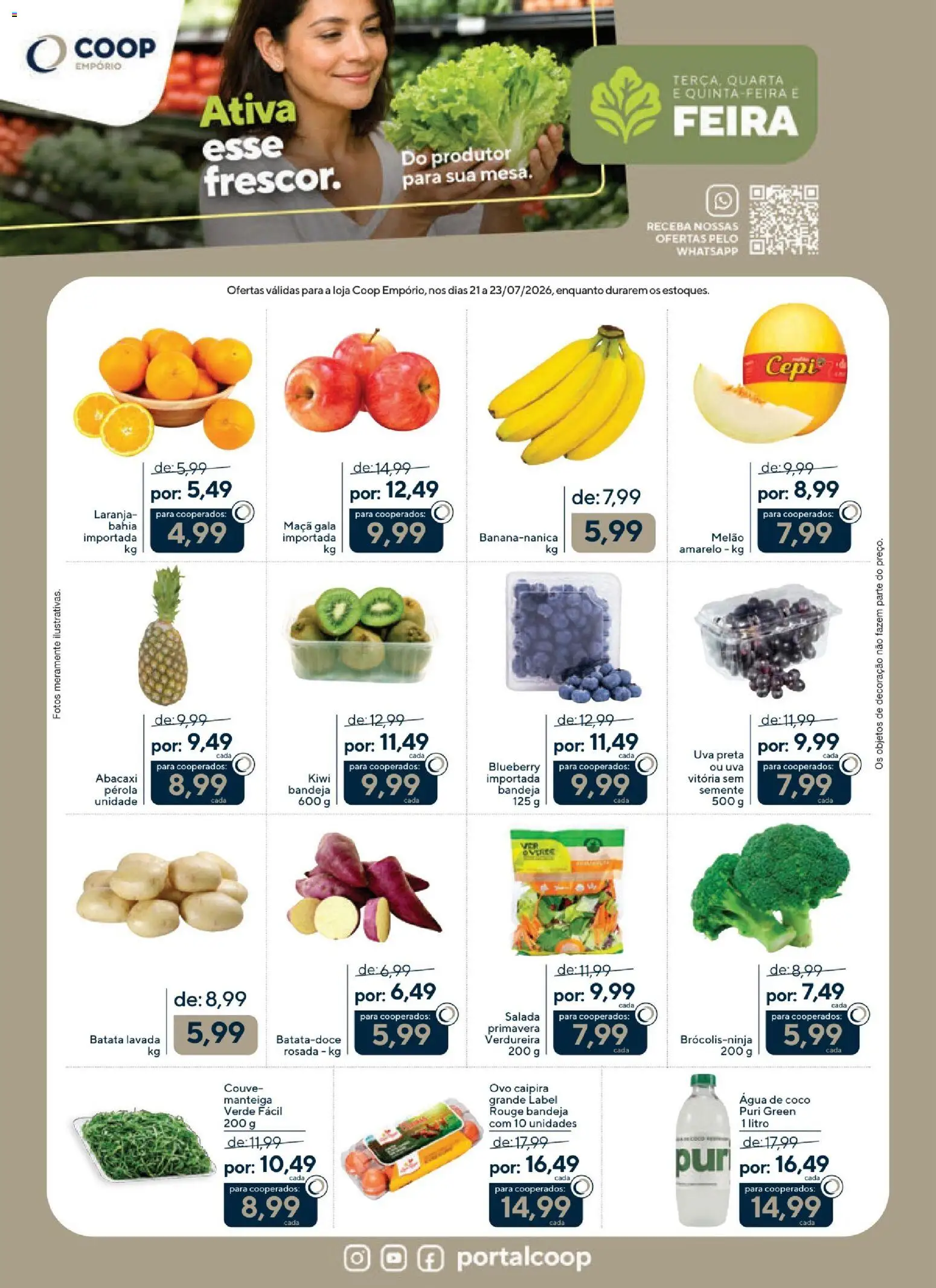 Pré-Visualização do folheto "Coop ofertas Empório" da loja Coop válido a partir de 21/07/2026