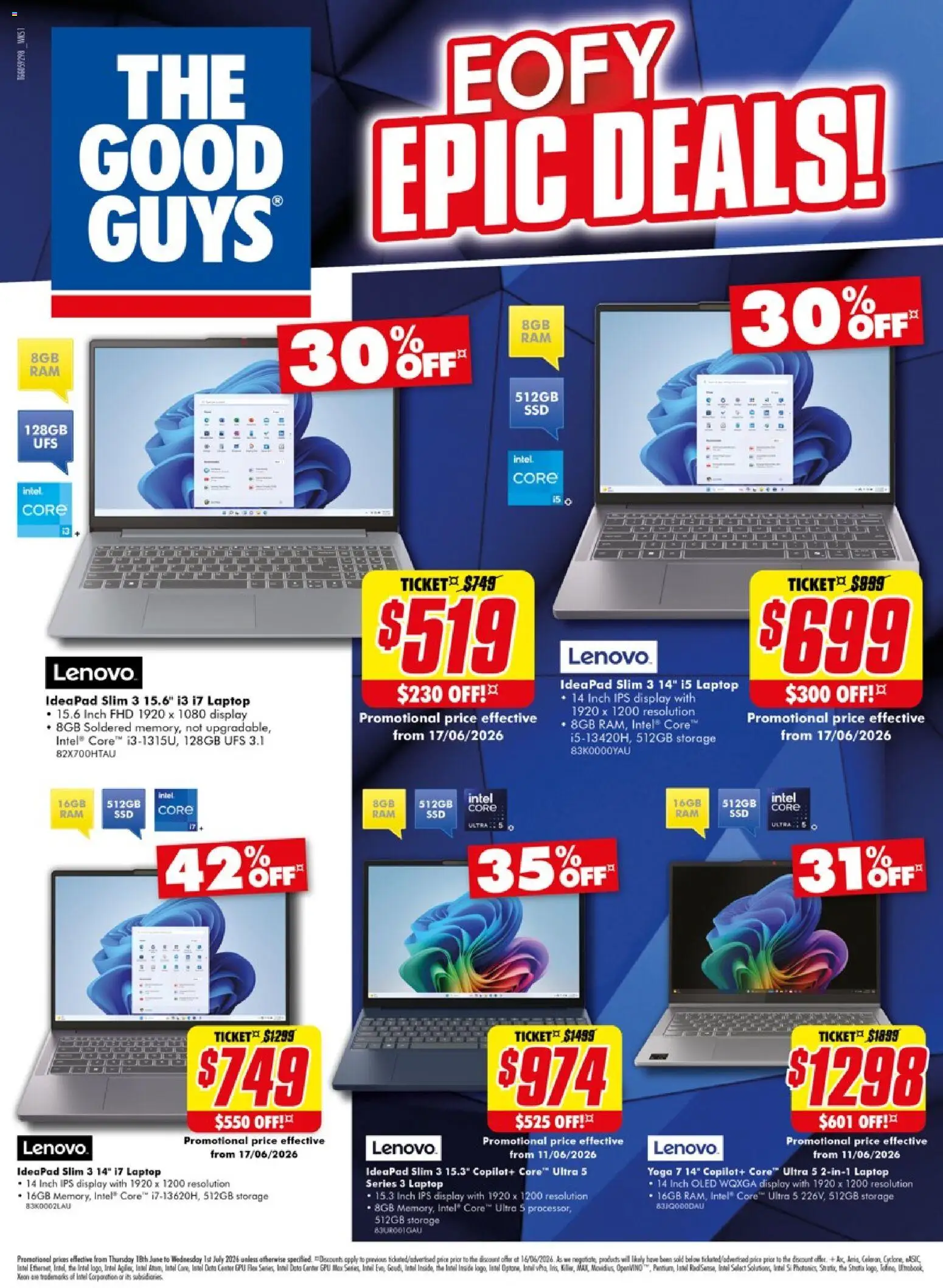 Preview of catalogue The Good Guys catalogue EOFY from shop The Good Guys valid 18/06/2026
