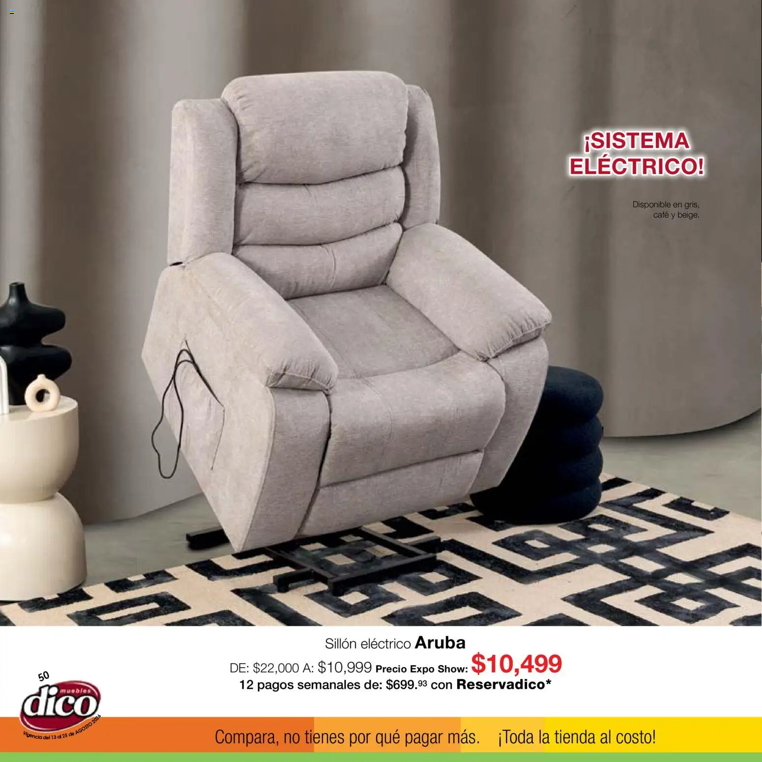 Vista previa las ofertas de la tienda Muebles Dico - Muebles Dico catálogo Expo Show desde el 13/08/2026 