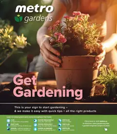 Un aperçu du dépliant Metro Garden Centre Flyer - Trois-Pistoles du magasin Metro est valide à partir 23 avr. 2026