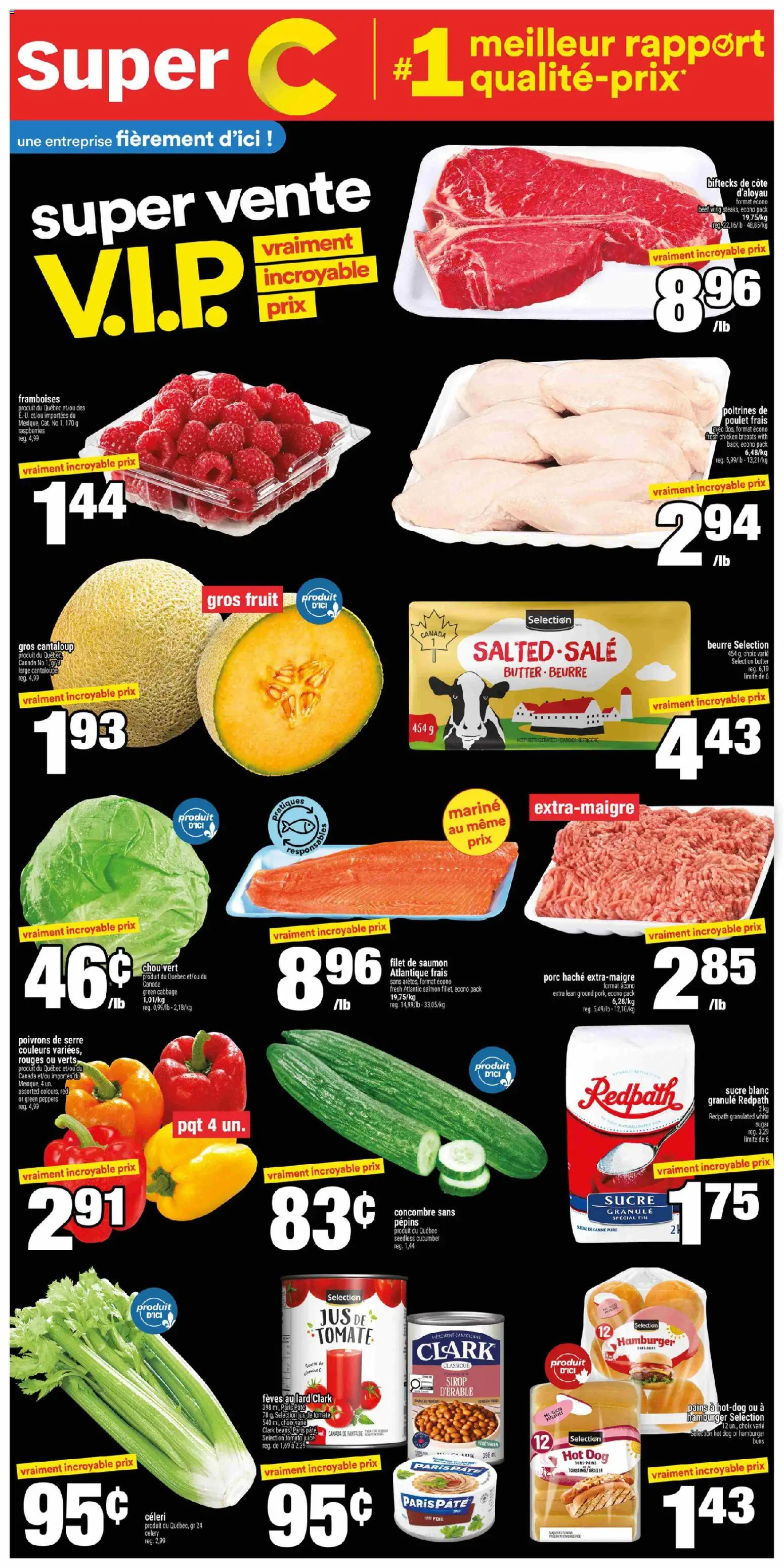Preview of leaflet Super C weekly flyer / circulaire from shop Super C is valid from Aug 13, 2026
