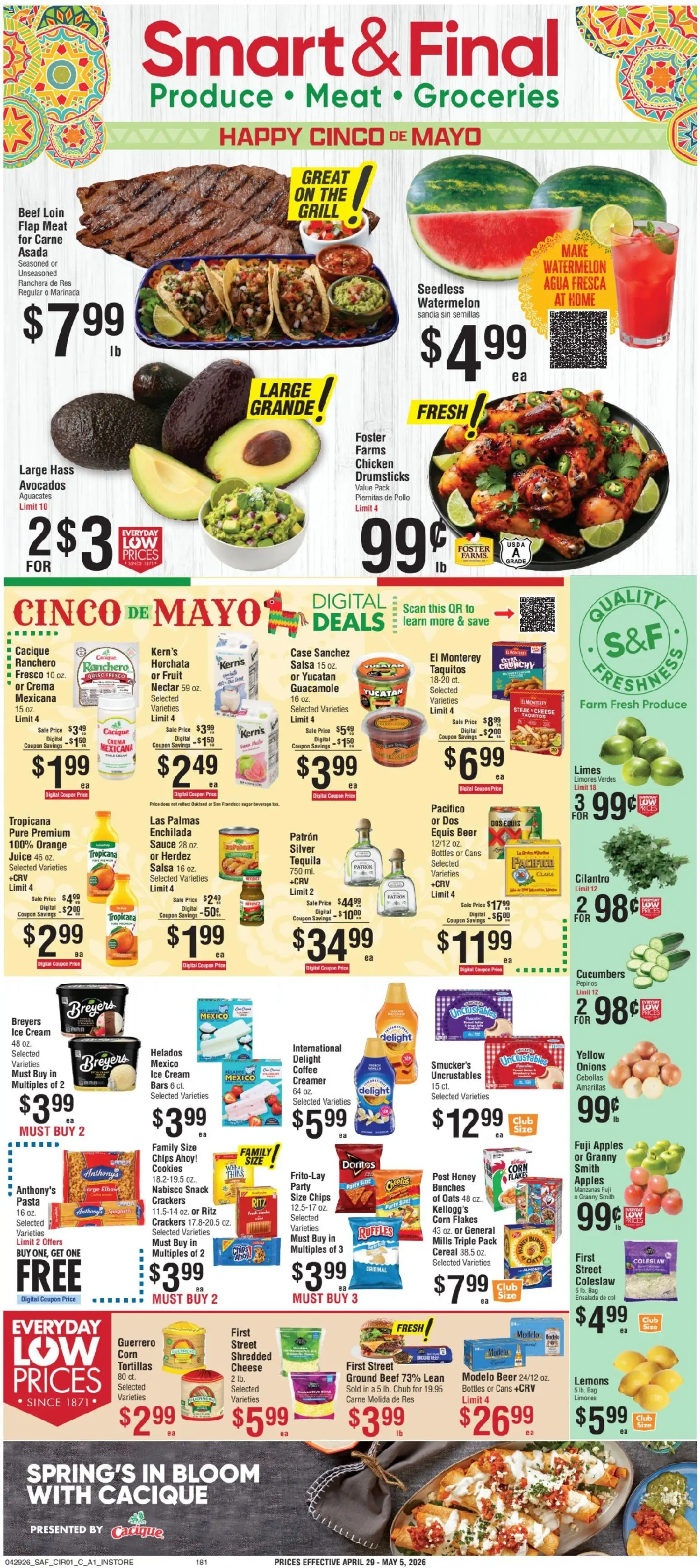 Ad Preview of Smart & Final Smart & Final Weekly Ad from 04/29/2026