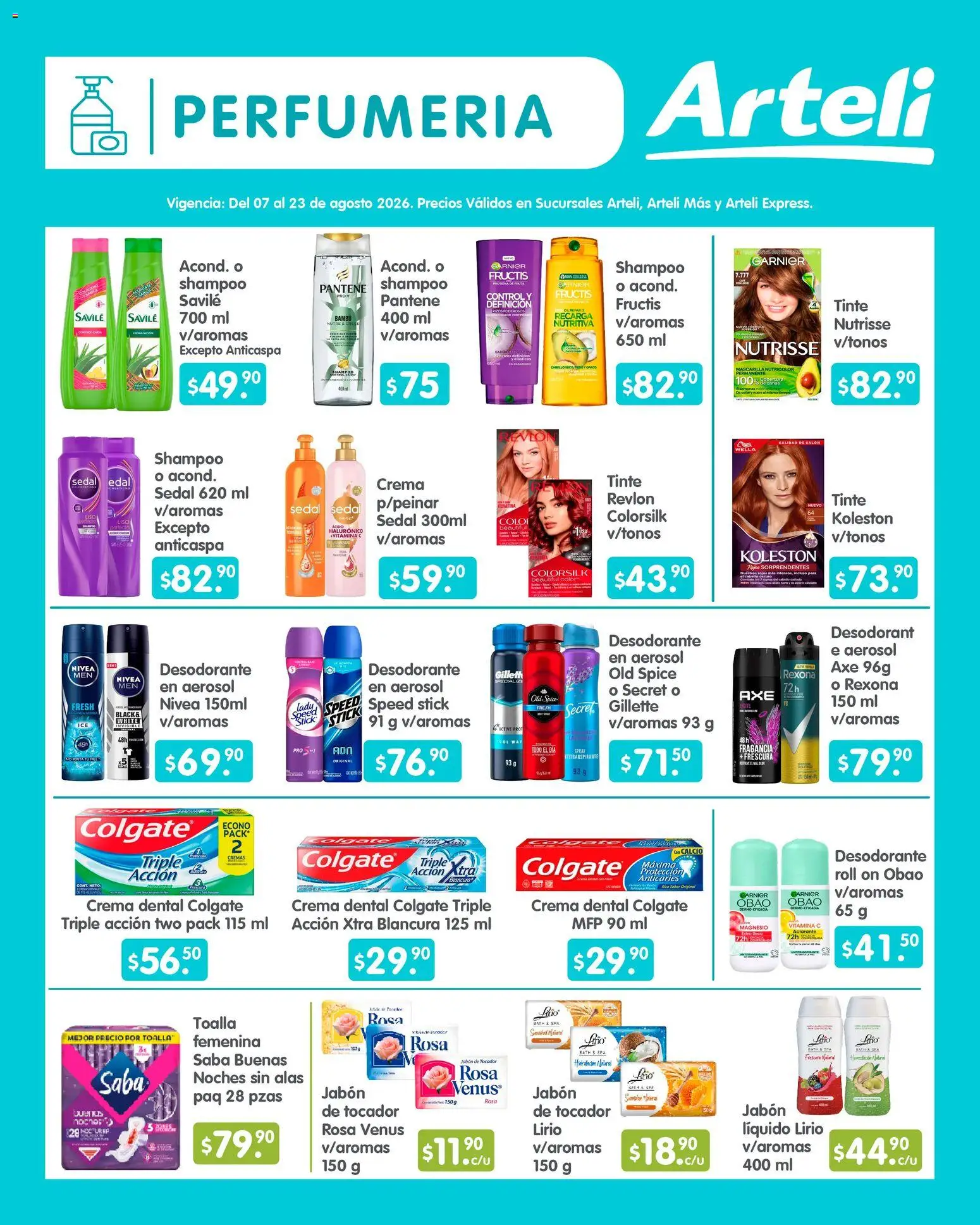 Vista previa las ofertas de la tienda Arteli - Arteli folleto Quincenal desde el 07/08/2026 