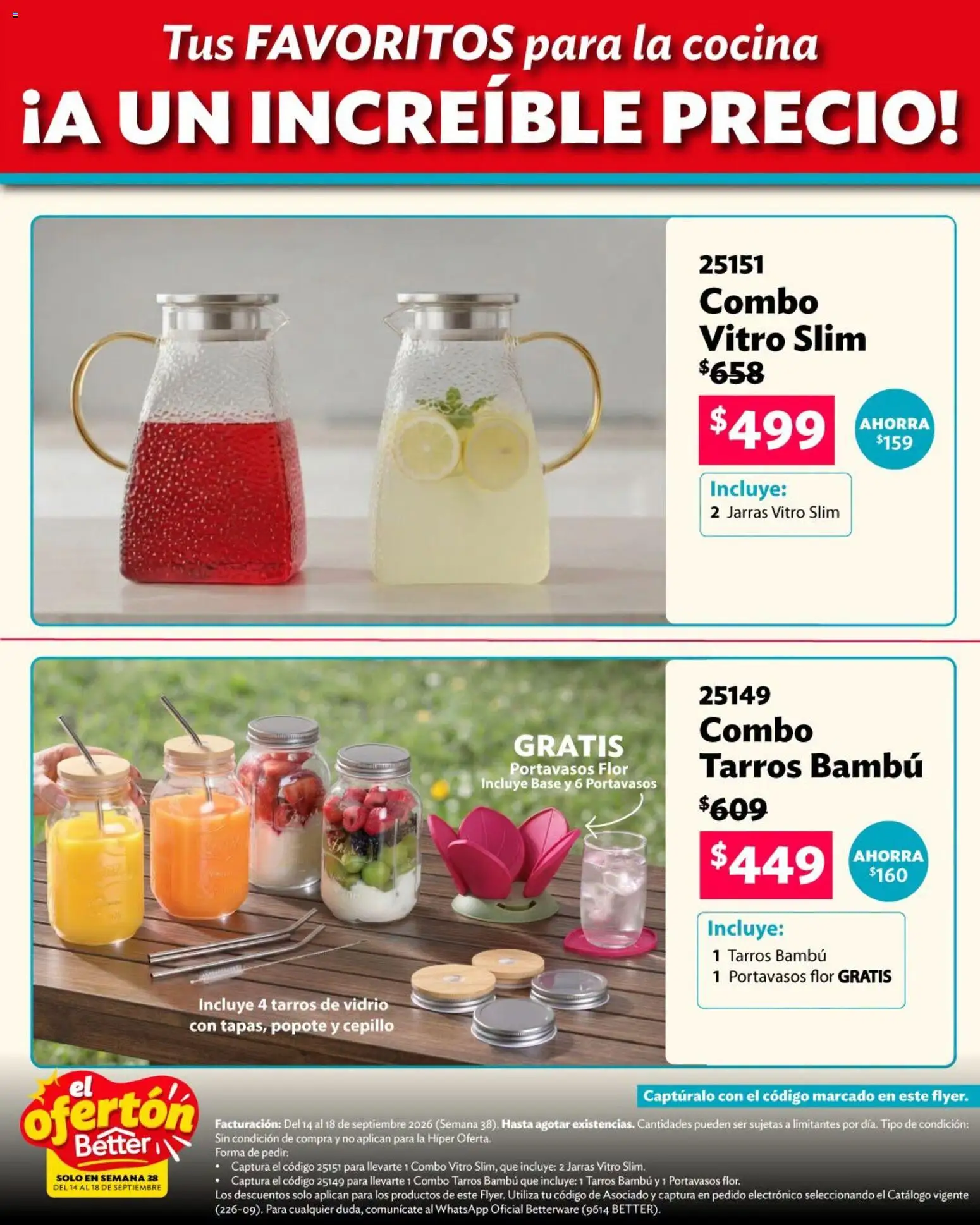 Vista previa las ofertas de la tienda Betterware - Betterware catálogo El Ofertón desde el 14/09/2026 