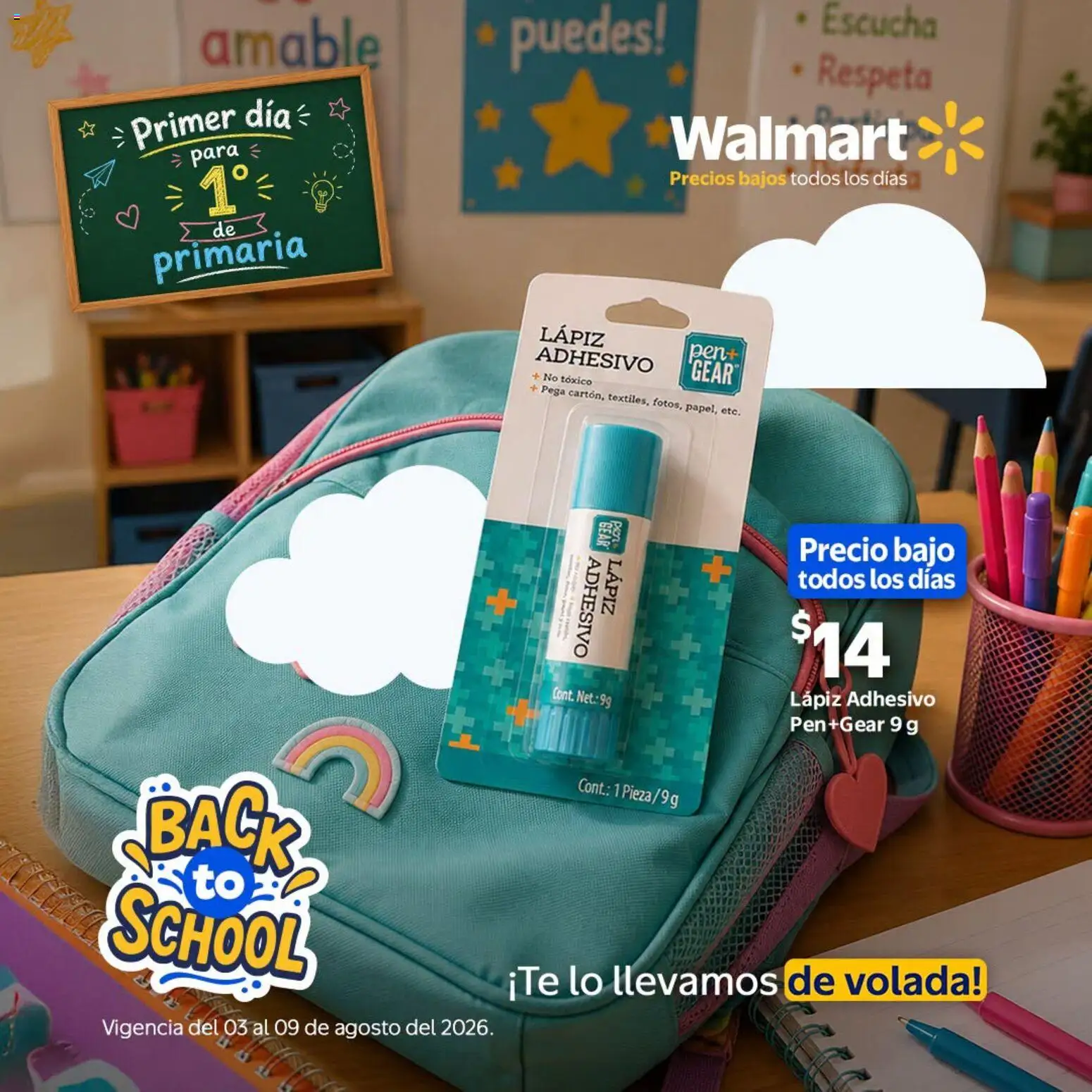 Vista previa las ofertas de la tienda Walmart - Walmart folleto Back to School desde el 03/08/2026 