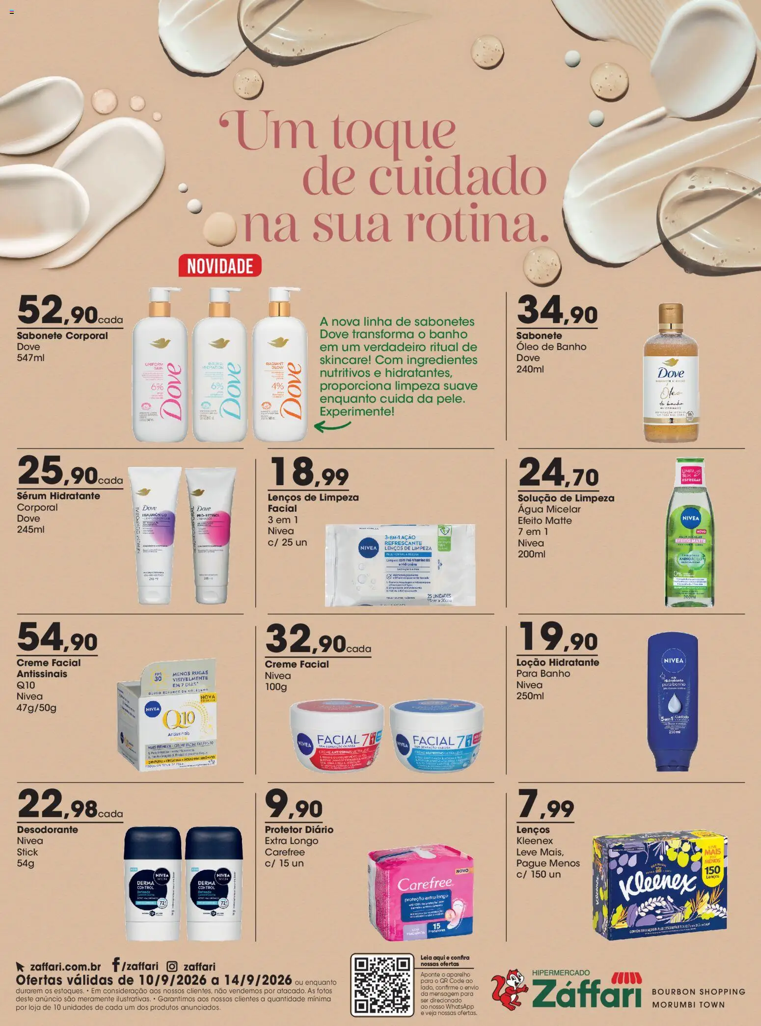 Pré-Visualização do folheto "Zaffari ofertas Cuidados Especiais - SP" da loja Zaffari válido a partir de 10/09/2026