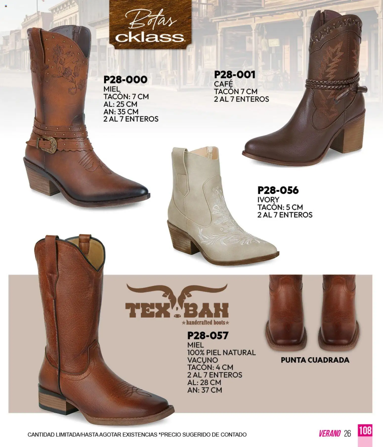 Vista previa las ofertas de la tienda Cklass - Cklass catálogo Sportbrands Verano Caballero desde el 05/03/2026 - Café, Botas, Miel
