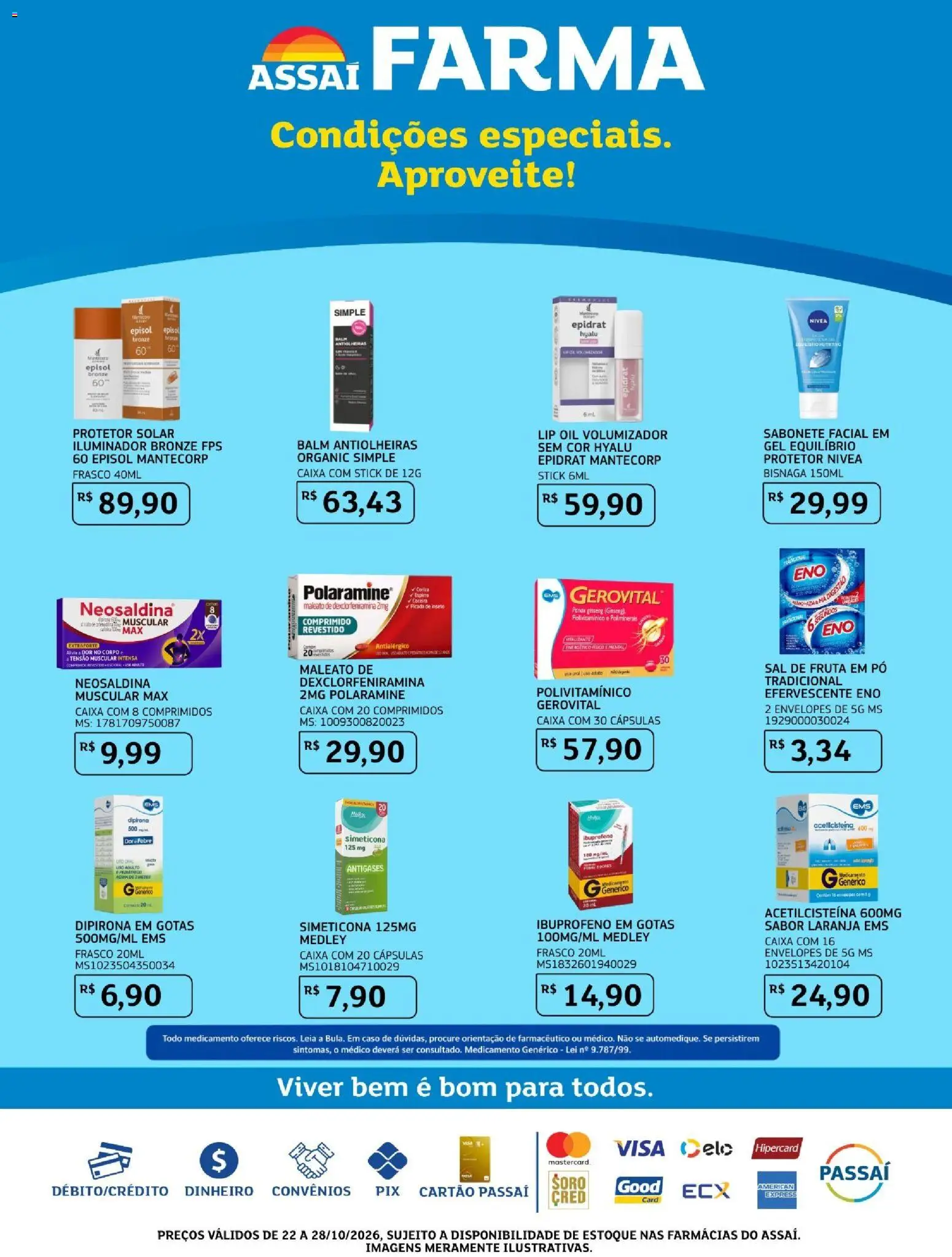Pré-Visualização do folheto "Assaí Atacadista ofertas - SP" da loja Assaí Atacadista válido a partir de 22/10/2026