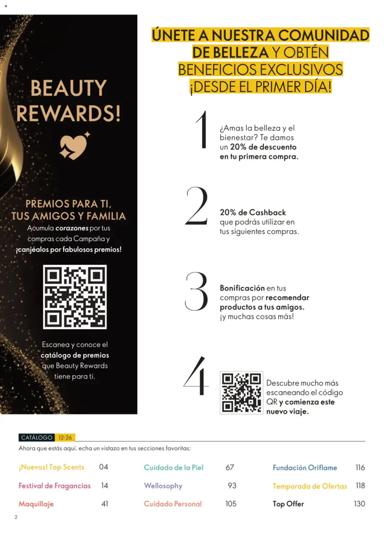Vista previa las ofertas de la tienda Oriflame - Oriflame campaña 12 2026 desde el 22/08/2026 