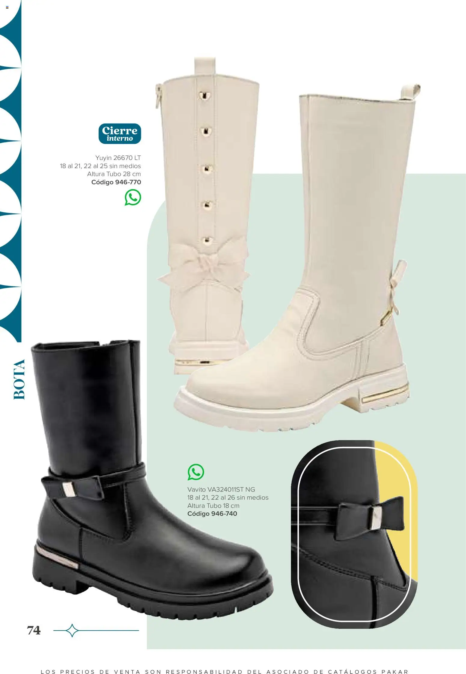 Vista previa las ofertas de la tienda SC Pakar - SC Pakar catálogo Bota desde el 31/07/2026 