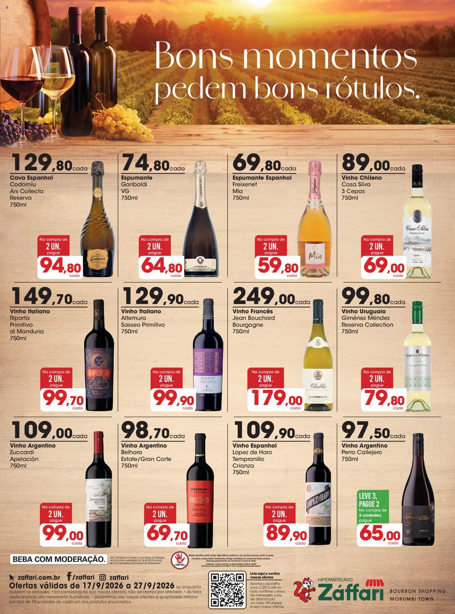 Pré-Visualização do folheto "Zaffari ofertas Bebidas Quentes - SP" da loja Zaffari válido a partir de 17/09/2026