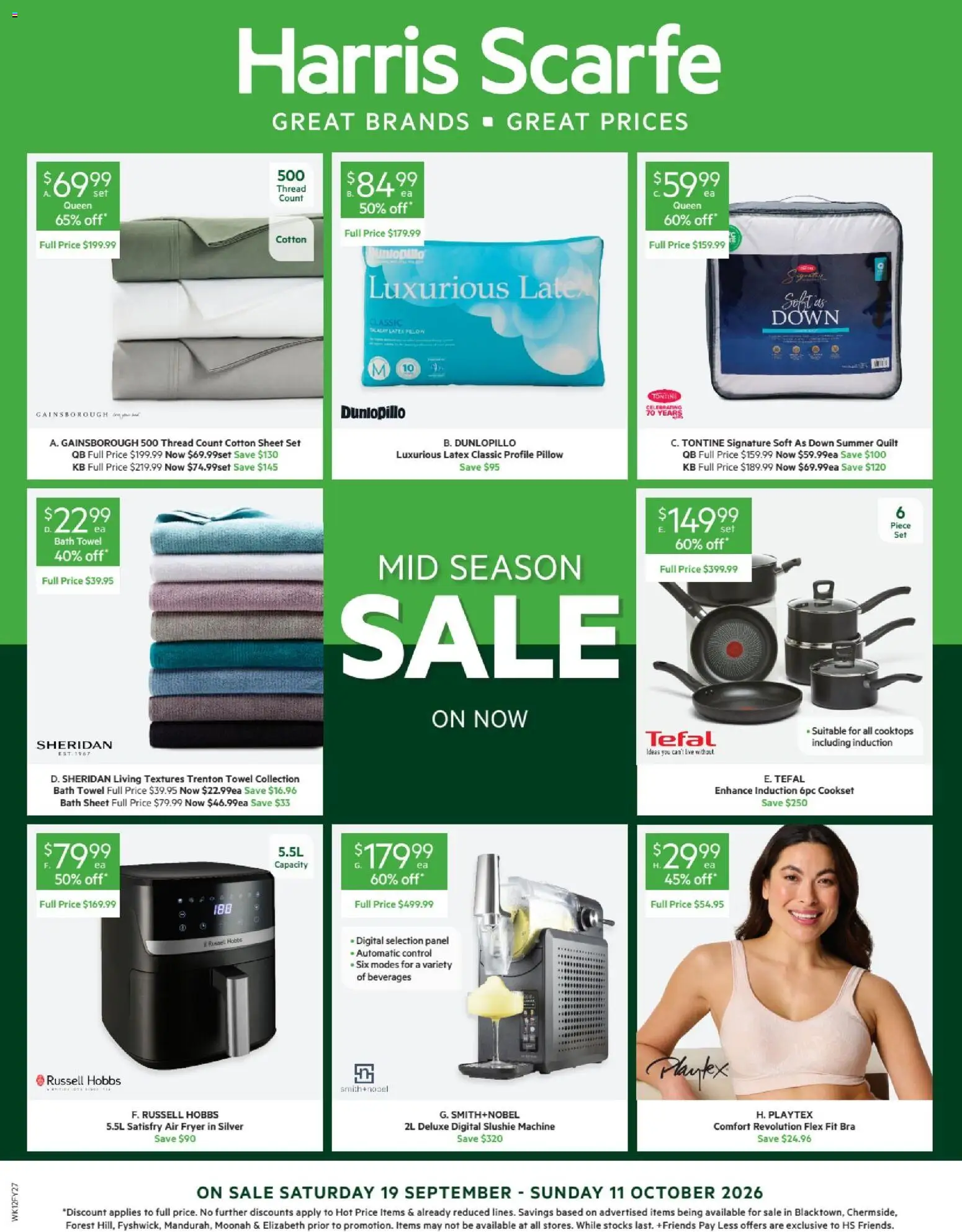 Preview of catalogue Harris Scarfe catalogue from shop Harris Scarfe valid 18/09/2026