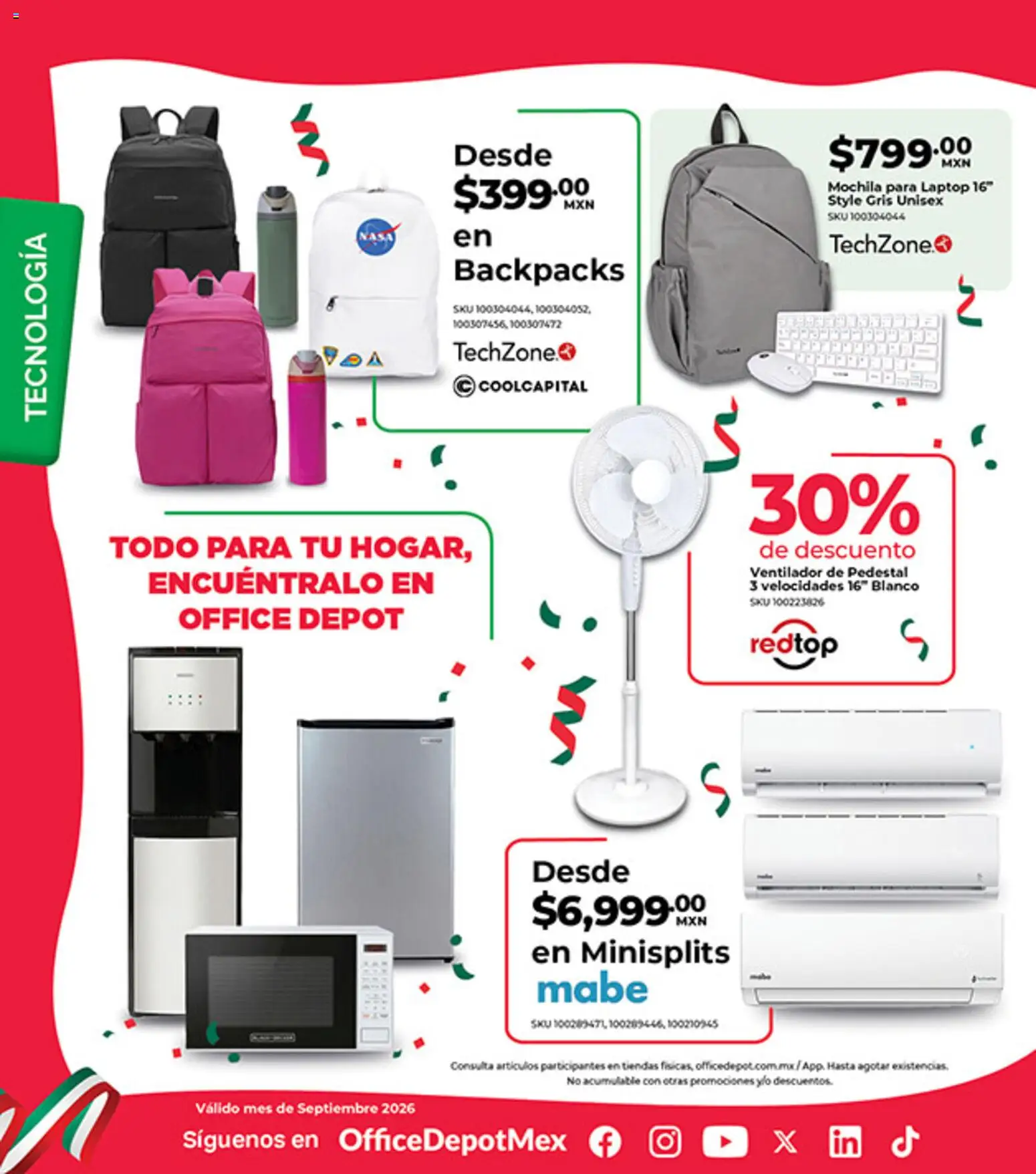 Vista previa las ofertas de la tienda Office Depot - Office Depot catálogo desde el 01/09/2026 