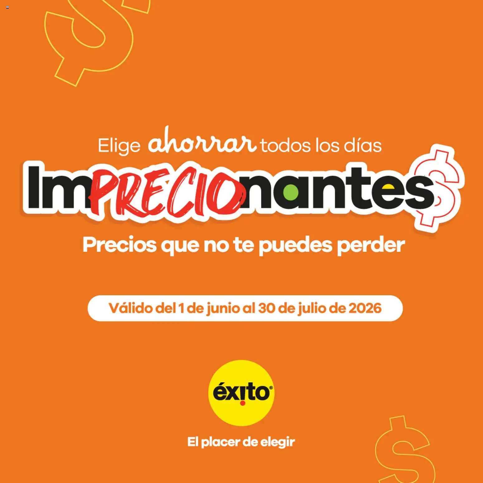 Vista previa del prospecto Éxito - Catálogo del almacen Éxito válida del 01/06/2026 al 