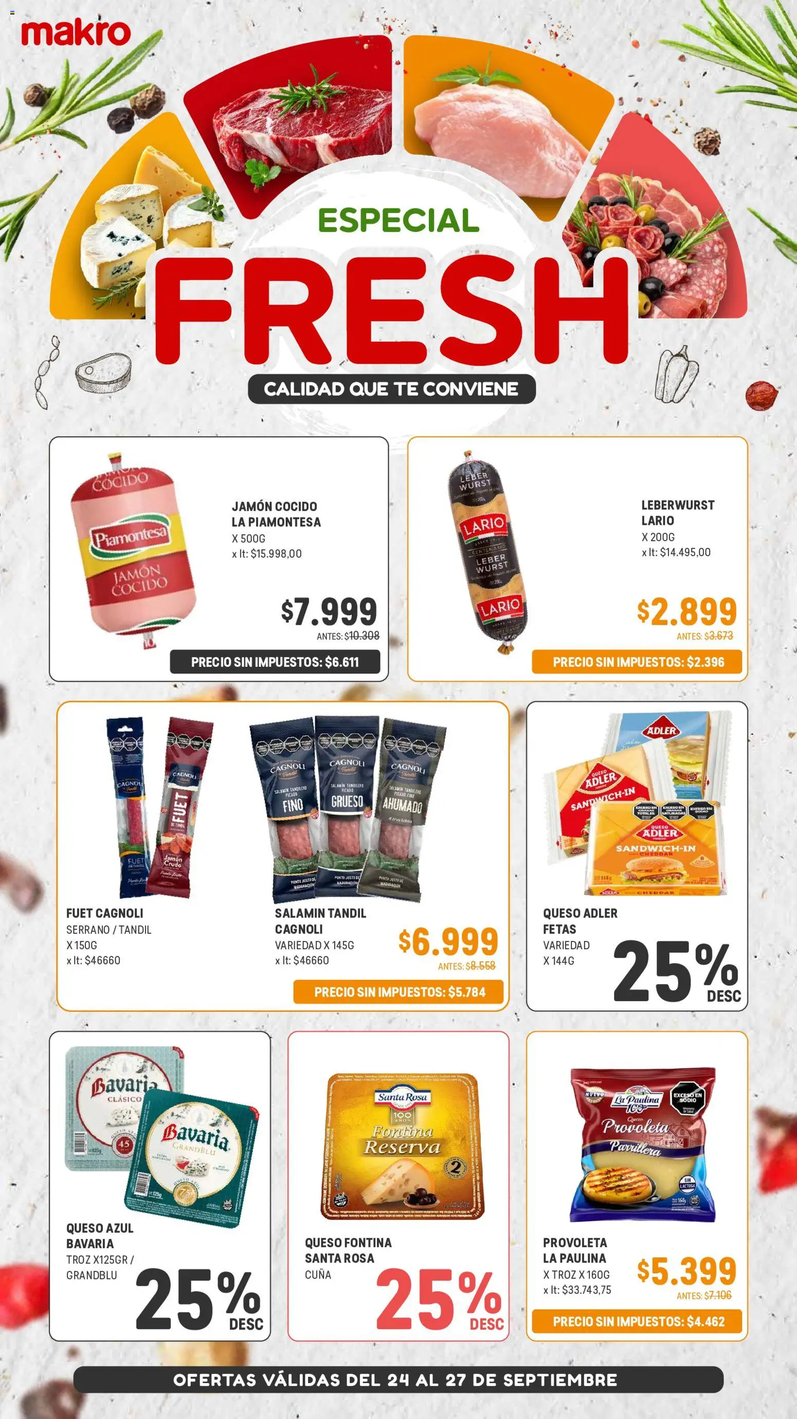 Vista previa del folleto de la tienda Makro válido desde el 24/09/2026 