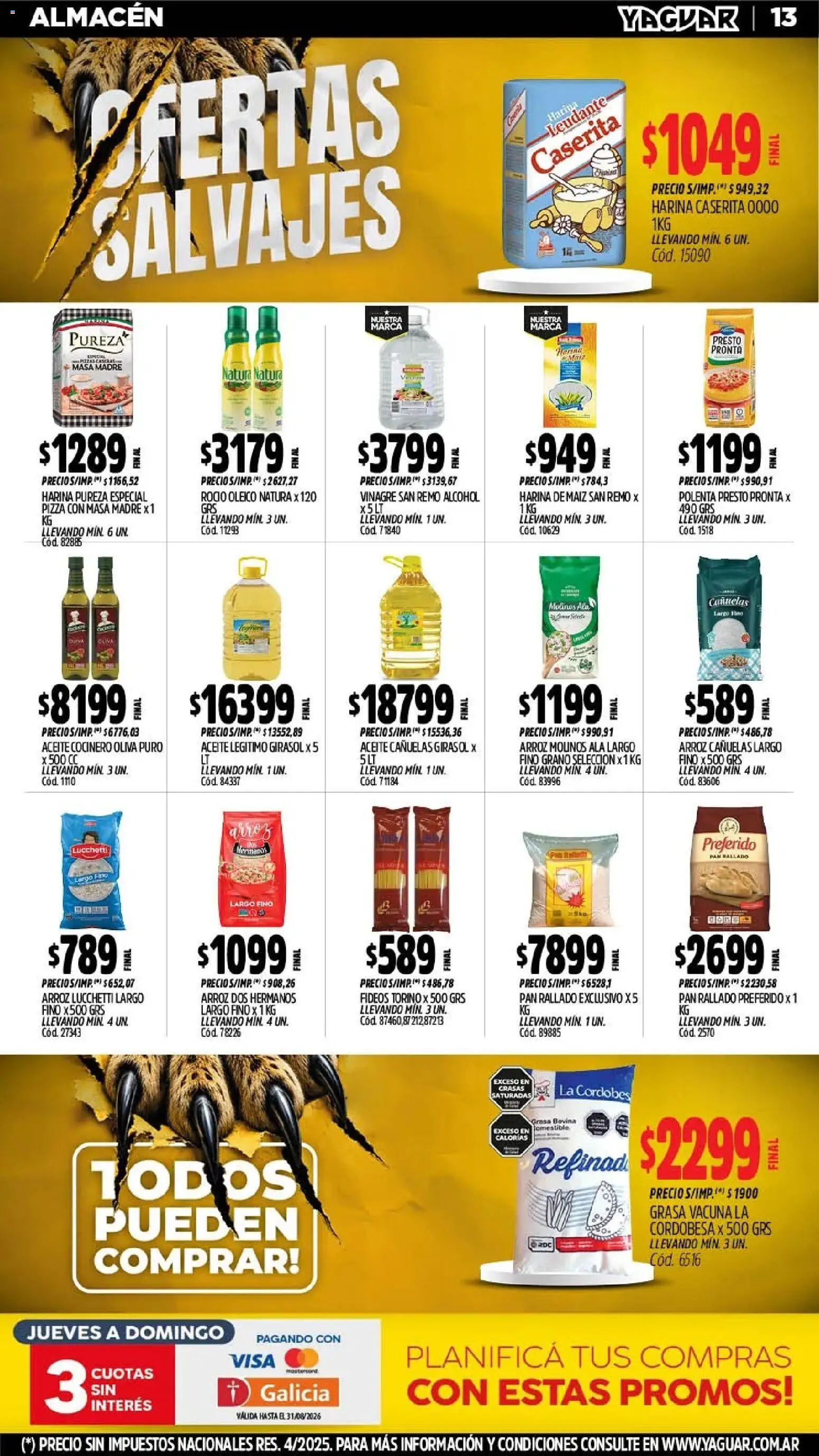 Vista previa del folleto de la tienda Yaguar válido desde el 03/08/2026 