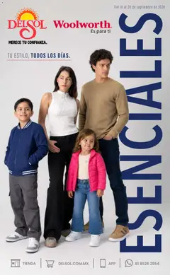 Vista previa las ofertas de la tienda Del Sol y Woolworth - Del Sol y Woolworth catálogo Moda Esenciales desde el 10/09/2026 