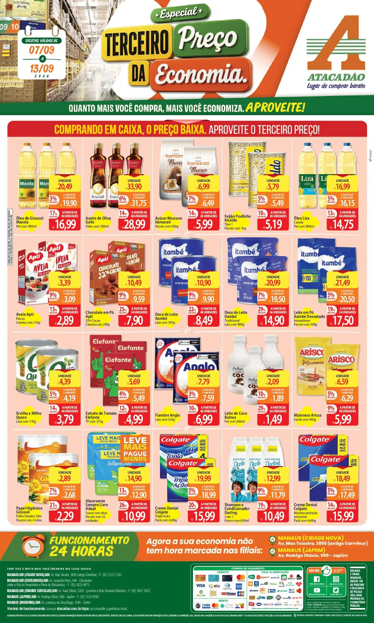 Pré-Visualização do folheto "Atacadão ofertas - AM" da loja Atacadão válido a partir de 07/09/2026