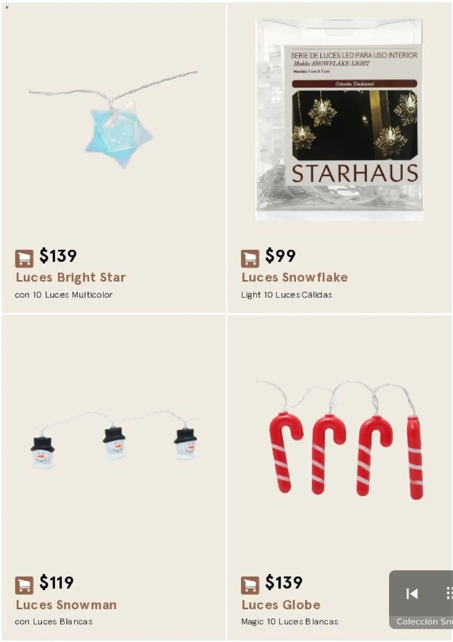 Vista previa las ofertas de la tienda Coppel - Coppel catálogo Starhaus Navidad desde el 14/10/2026 