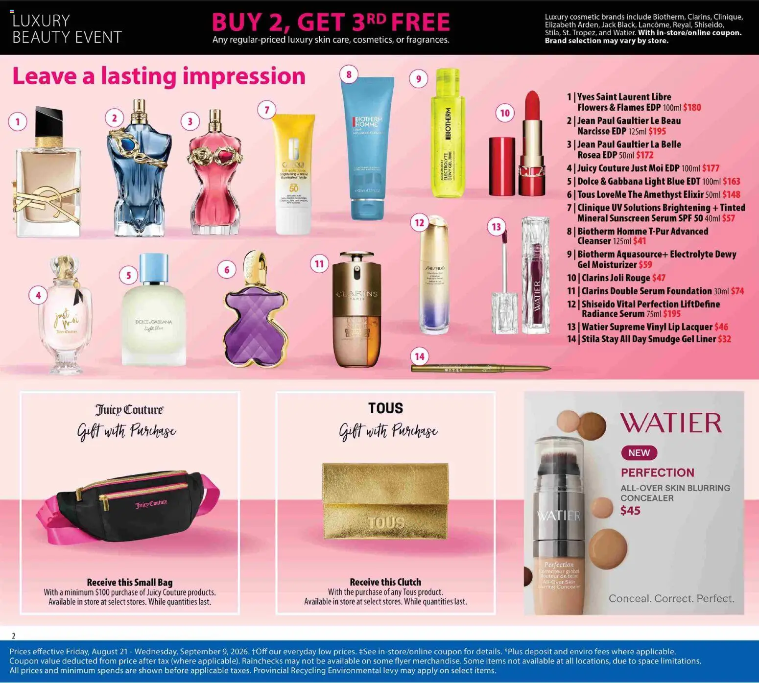Preview of leaflet London Drugs flyer - Beauty Insert from shop London Drugs is valid from Aug 21, 2026