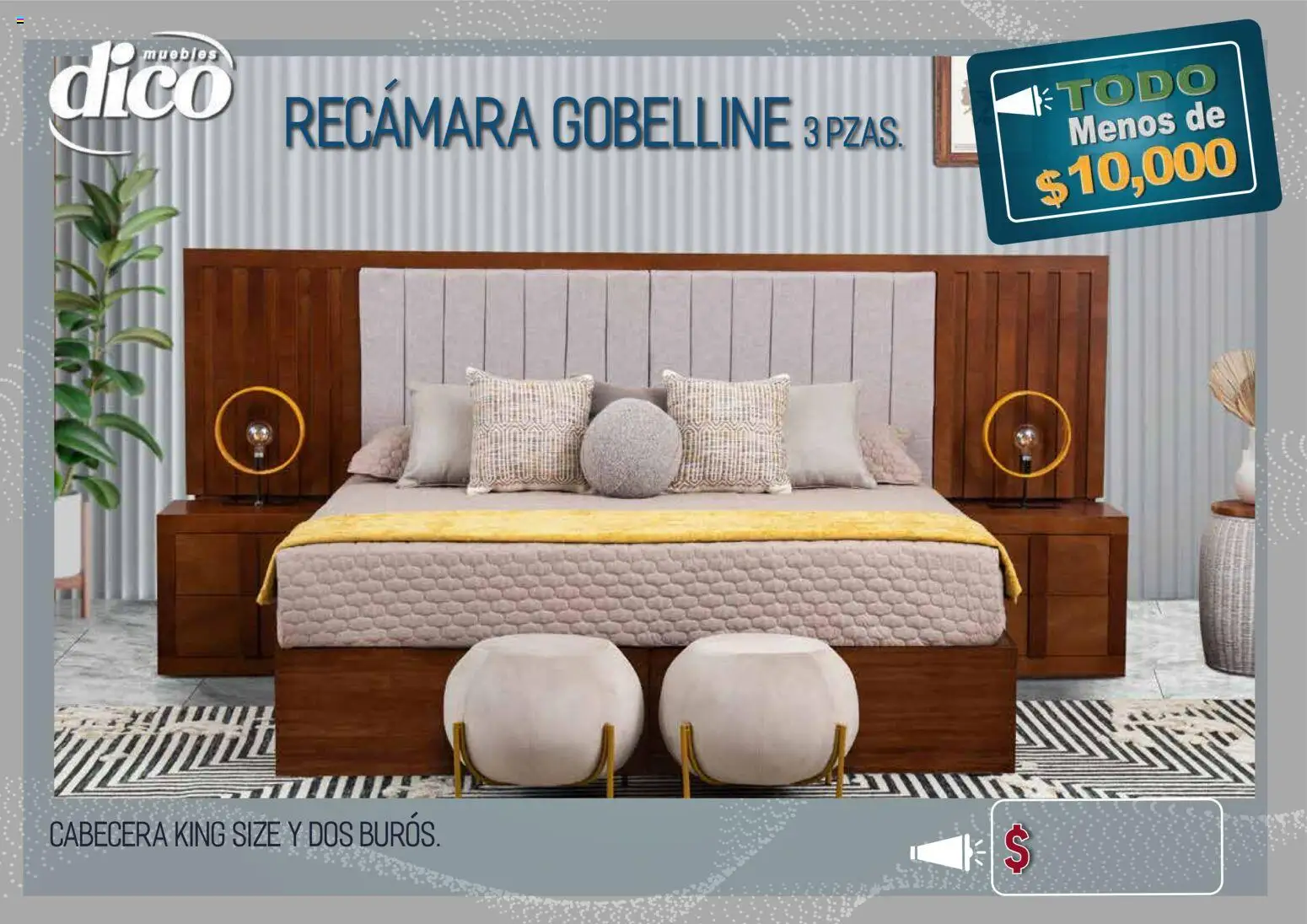 Vista previa las ofertas de la tienda Muebles Dico - Muebles Dico catálogo Todo menos de 10000 Pacifico desde el 09/04/2026 - Cabecera