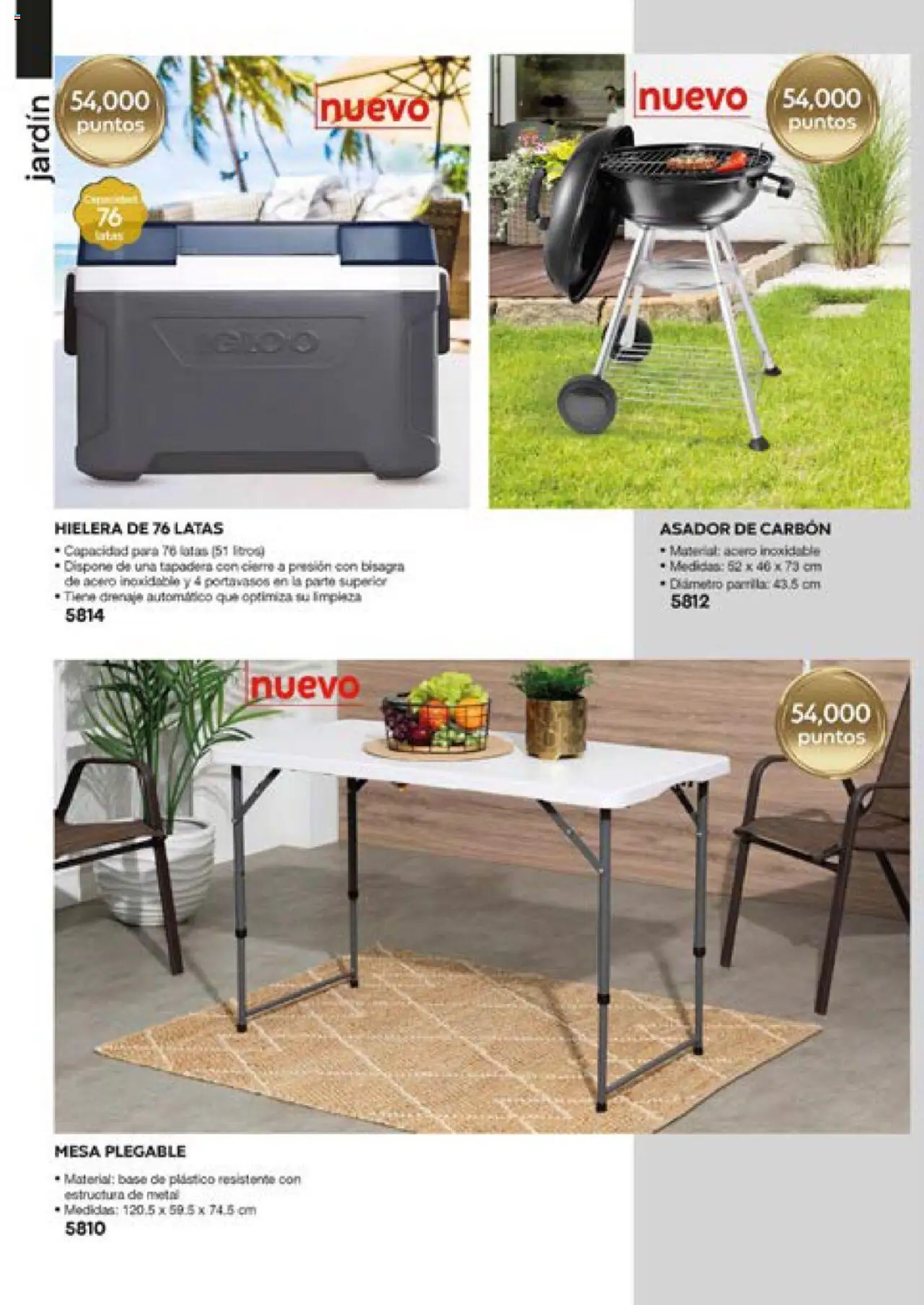 Vista previa las ofertas de la tienda Fuller - Catálogo Puntos desde el 13/06/2025 - Mesa plegable, Hielera, Mesa, Asador, Parrilla, Bisagra