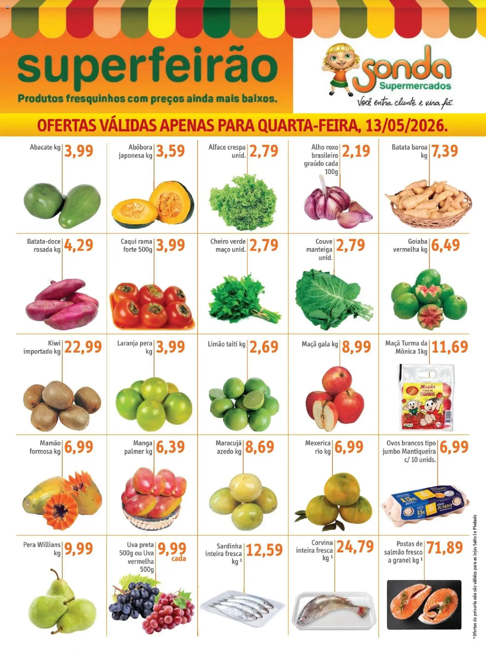 Pré-Visualização do folheto "Sonda ofertas Feirão" da loja Sonda válido a partir de 13/05/2026