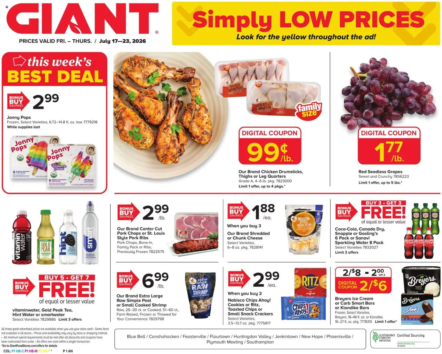 Ad Preview of Giant Giant Weekly Ad from 07/17/2026