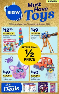 Preview of catalogue Big W Catalogue from shop Big W valid 29/10/2026