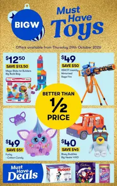 Preview of catalogue Big W Catalogue from shop Big W valid 29/10/2026