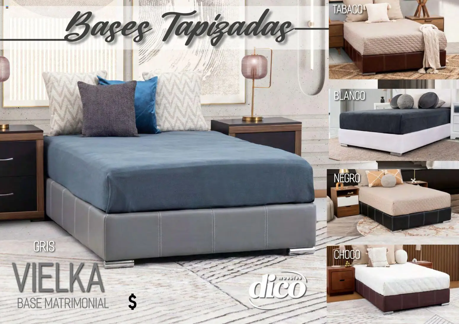 Vista previa las ofertas de la tienda Muebles Dico - Muebles Dico catálogo Camas tapizadas desde el 01/04/2026 