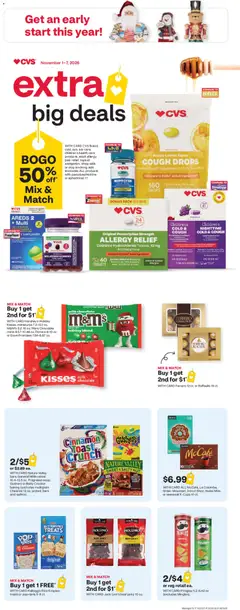 Ad Preview of CVS Pharmacy CVS Pharmacy Weekly Ad from 11/01/2026