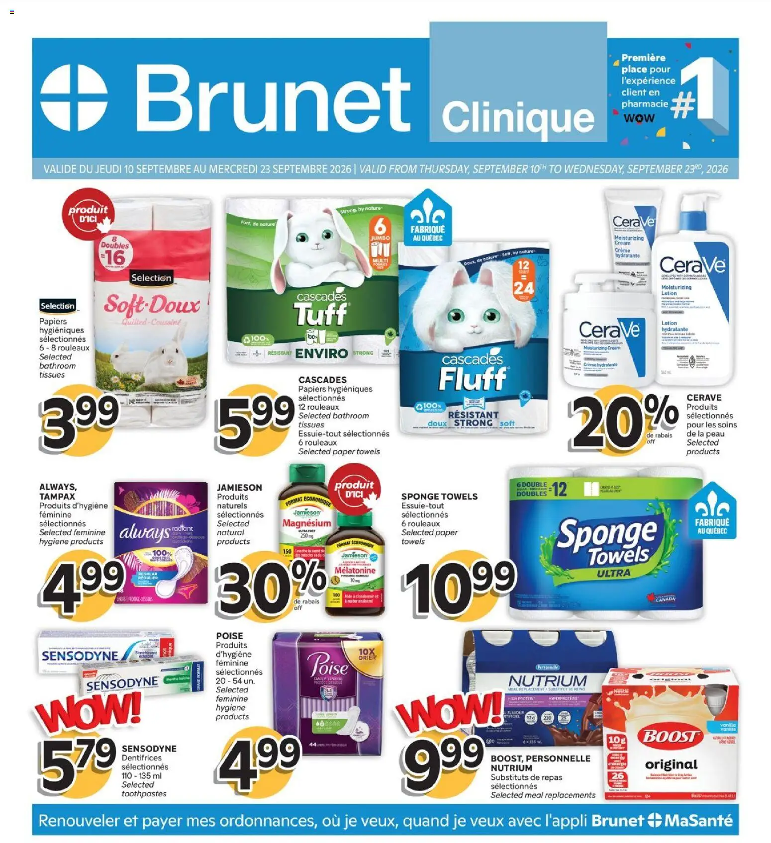 Preview of leaflet Brunet flyer - Clinique from shop Brunet is valid from Sep 10, 2026